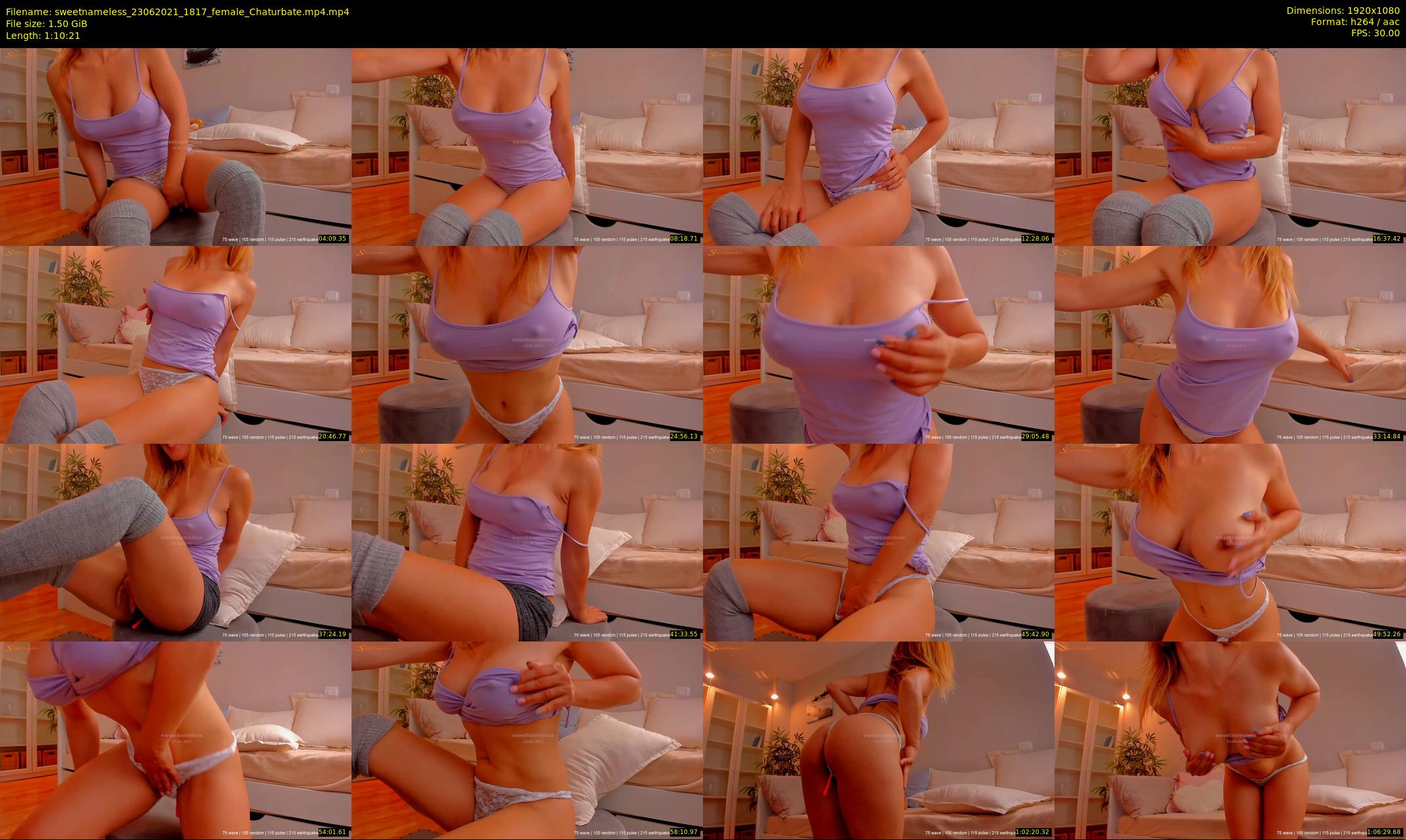 sweetnameless — 71 minute Chaturbate couple cam show recording, 1080p, Jun 23, 2021