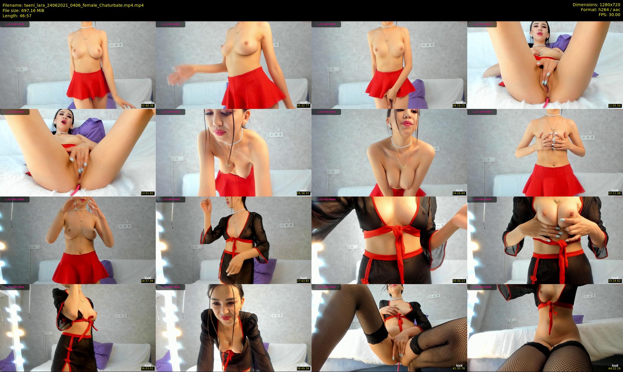 taeni_lara — 47 minute Chaturbate female cam show recording, 720p, Jun 24, 2021