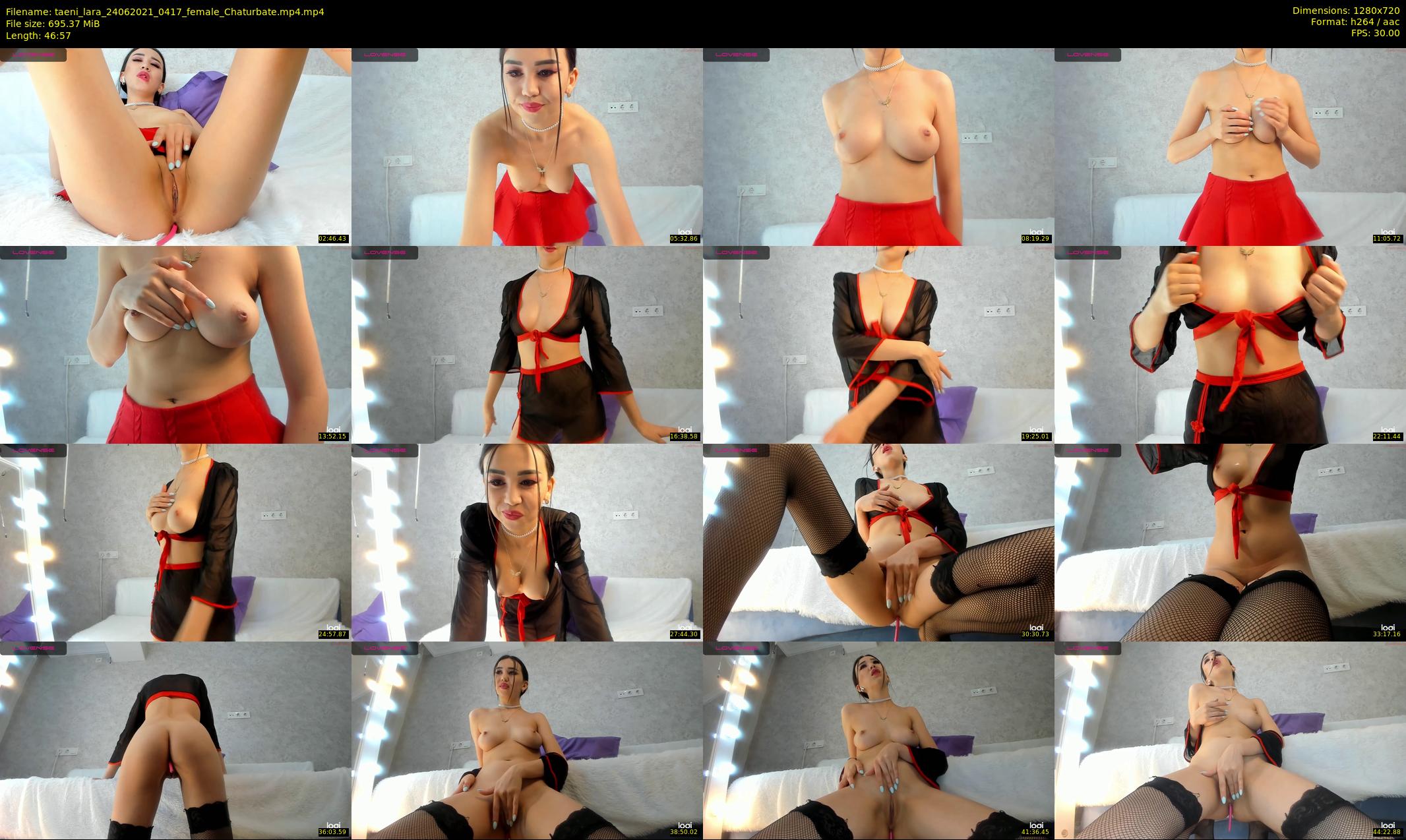taeni_lara — 47 minute Chaturbate female cam show recording, 720p, Jun 24, 2021