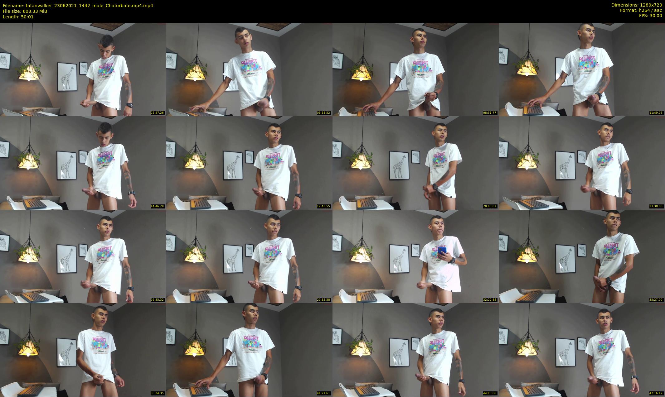 tatanwalker — 51 minute Chaturbate male cam show recording, 720p, Jun 23, 2021