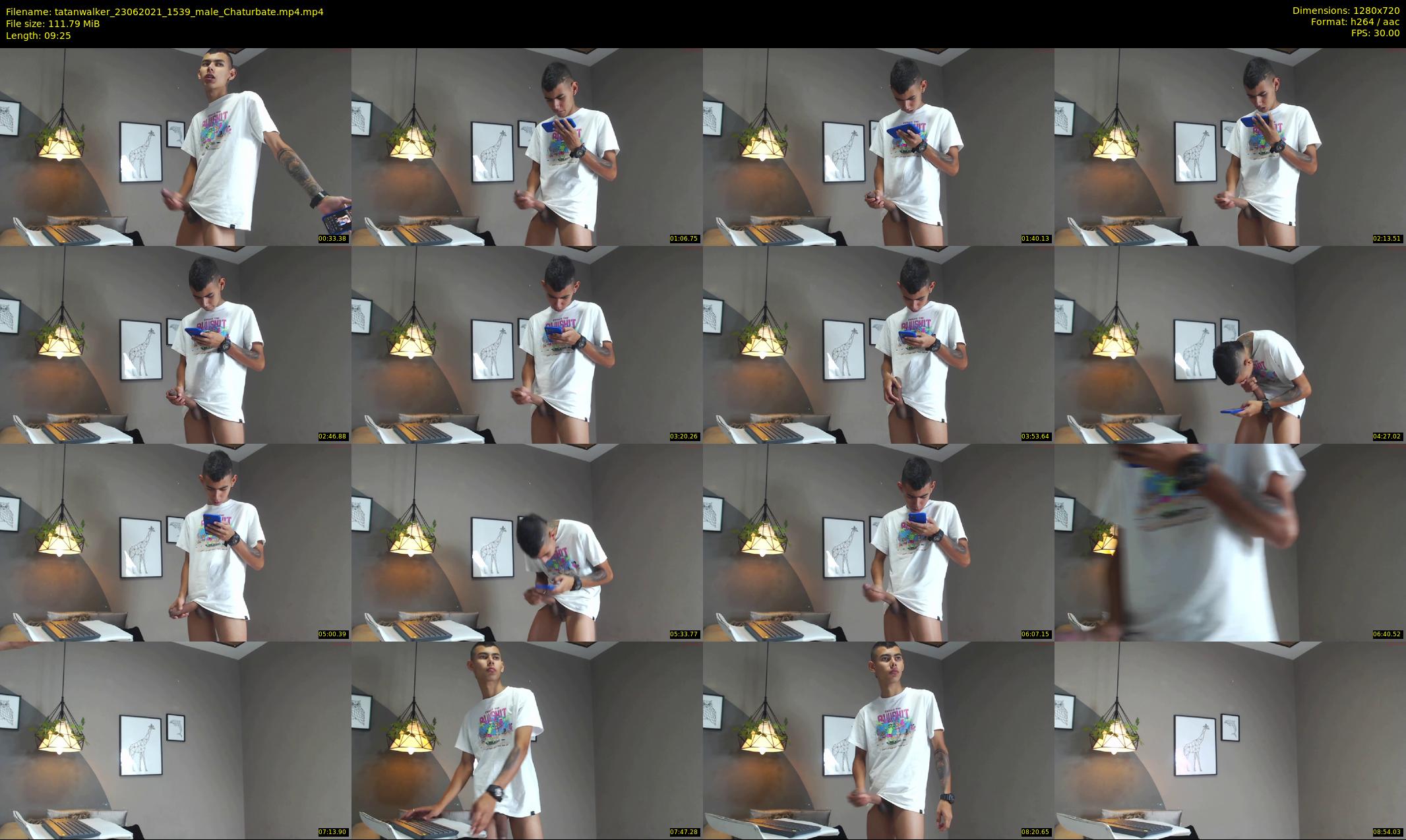 tatanwalker — 10 minute Chaturbate male cam show recording, 720p, Jun 23, 2021