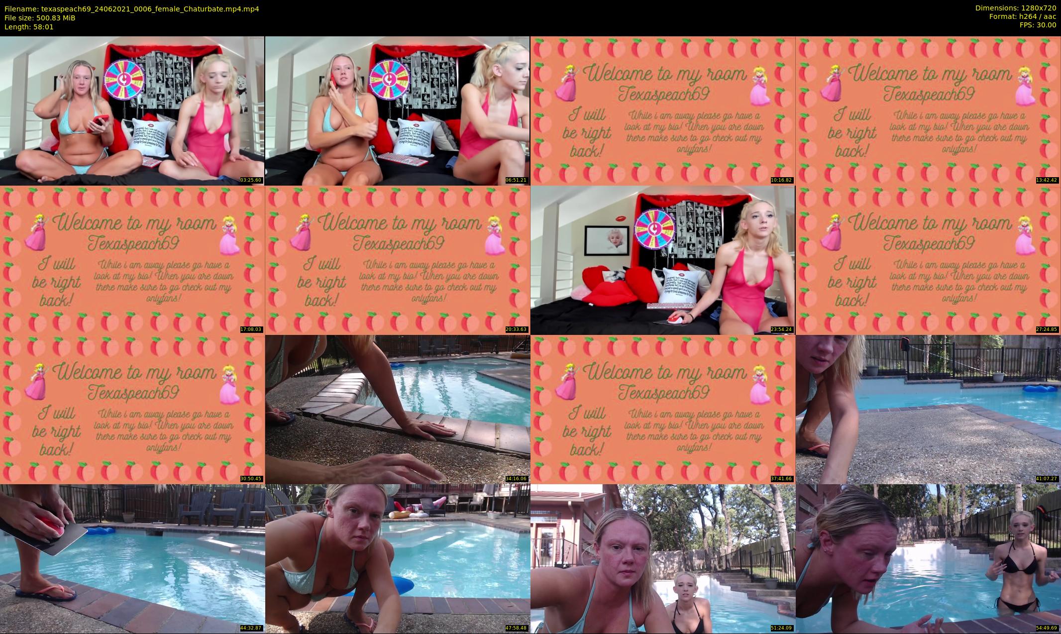 texaspeach69 — 59 minute Chaturbate female cam show recording, 720p, Jun 24, 2021