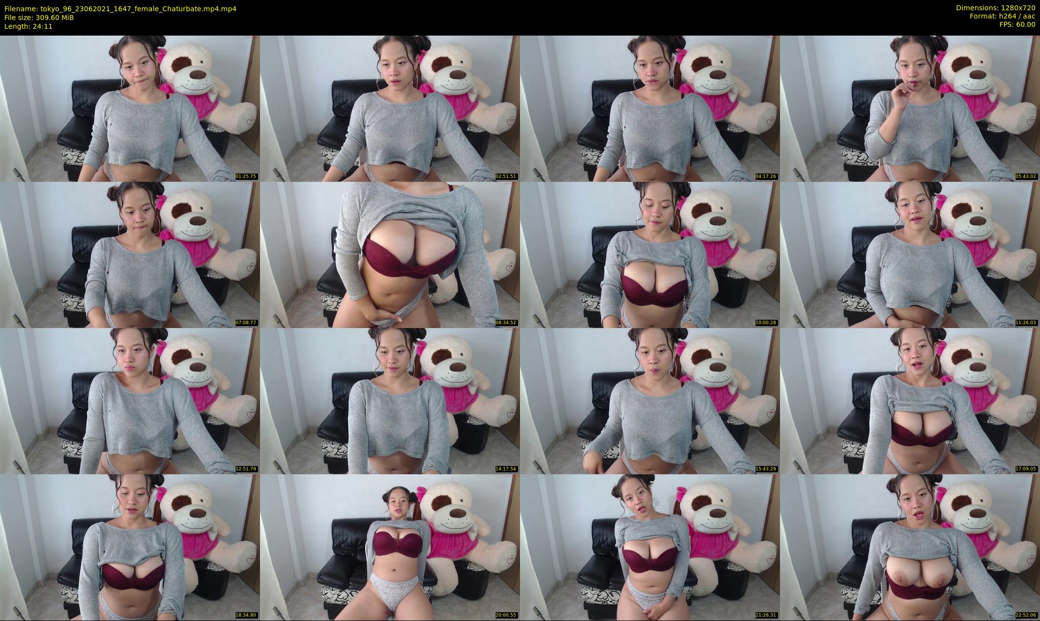 tokyo_96 — 25 minute Chaturbate female cam show recording, 720p, Jun 23, 2021