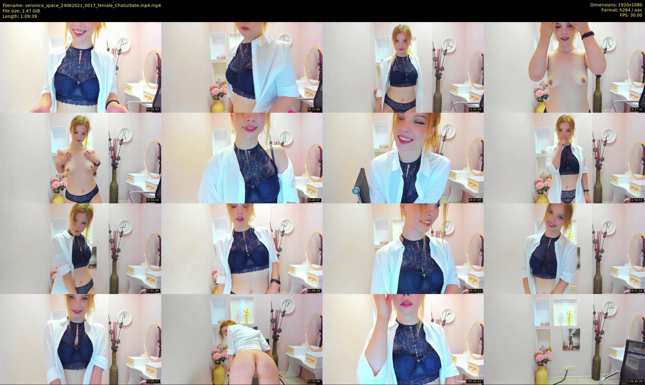 veronica_space — 70 minute Chaturbate female cam show recording, 1080p, Jun 24, 2021