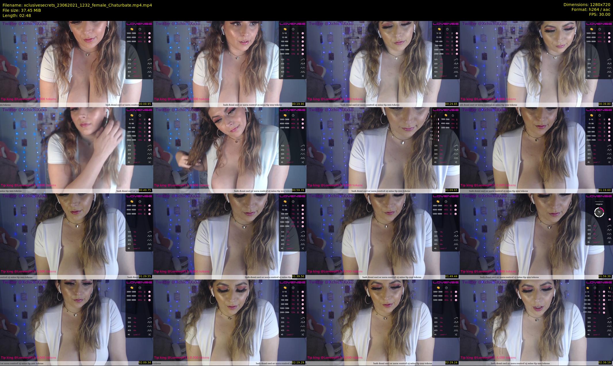xclusivesecrets — 3 minute Chaturbate female cam show recording, 720p, Jun 23, 2021