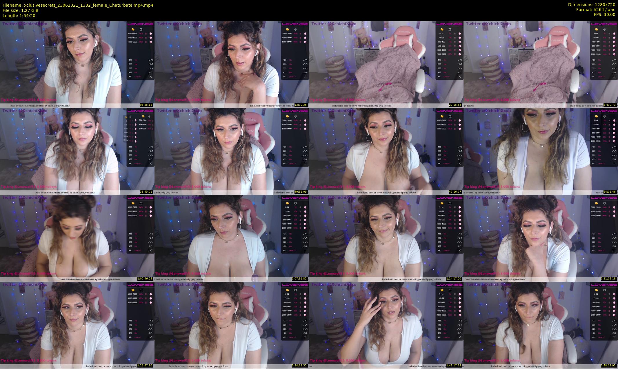 xclusivesecrets — 115 minute Chaturbate female cam show recording, 720p, Jun 23, 2021