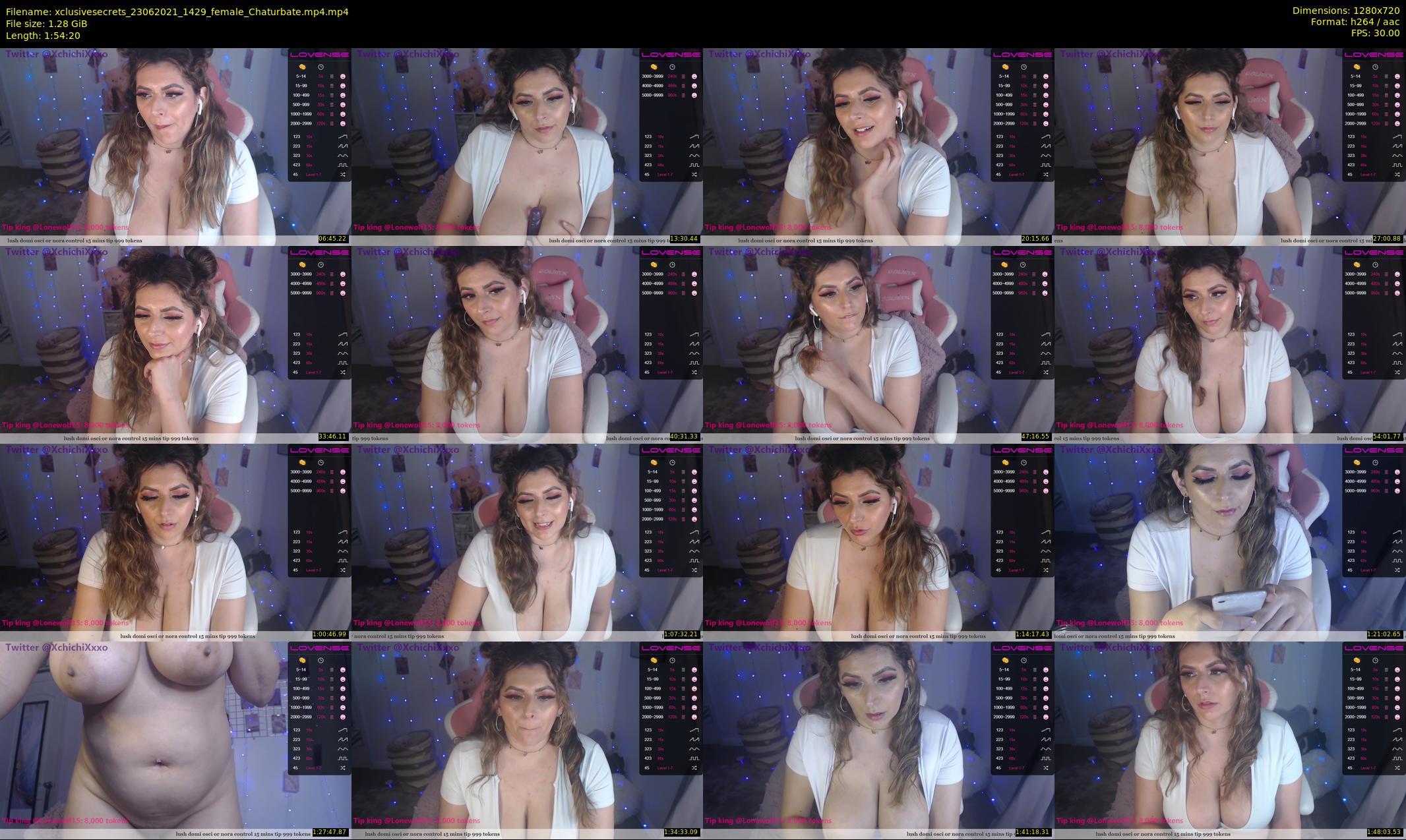 xclusivesecrets — 115 minute Chaturbate female cam show recording, 720p, Jun 23, 2021