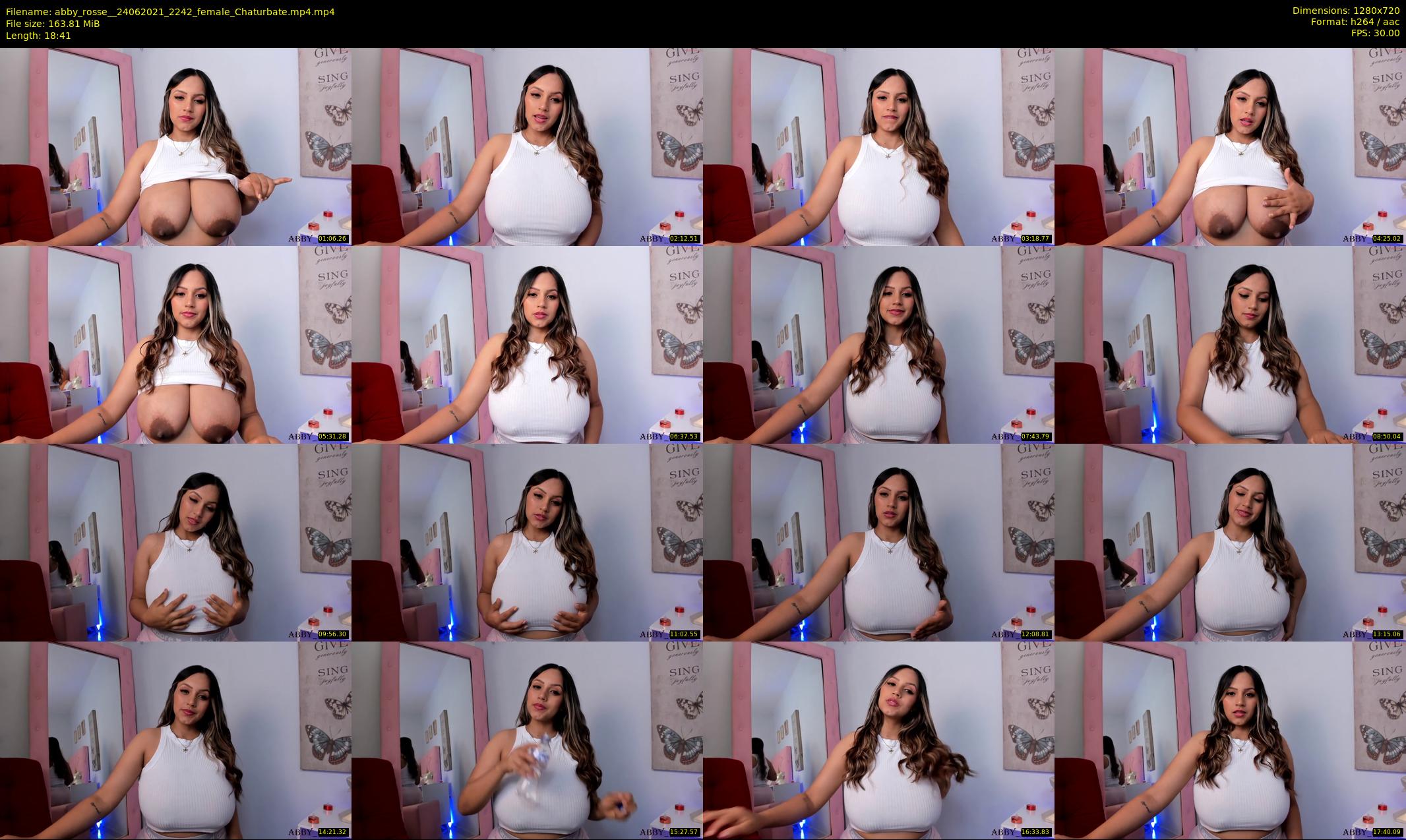 abby_rosse_ — 19 minute Chaturbate female cam show recording, 720p, Jun 24, 2021