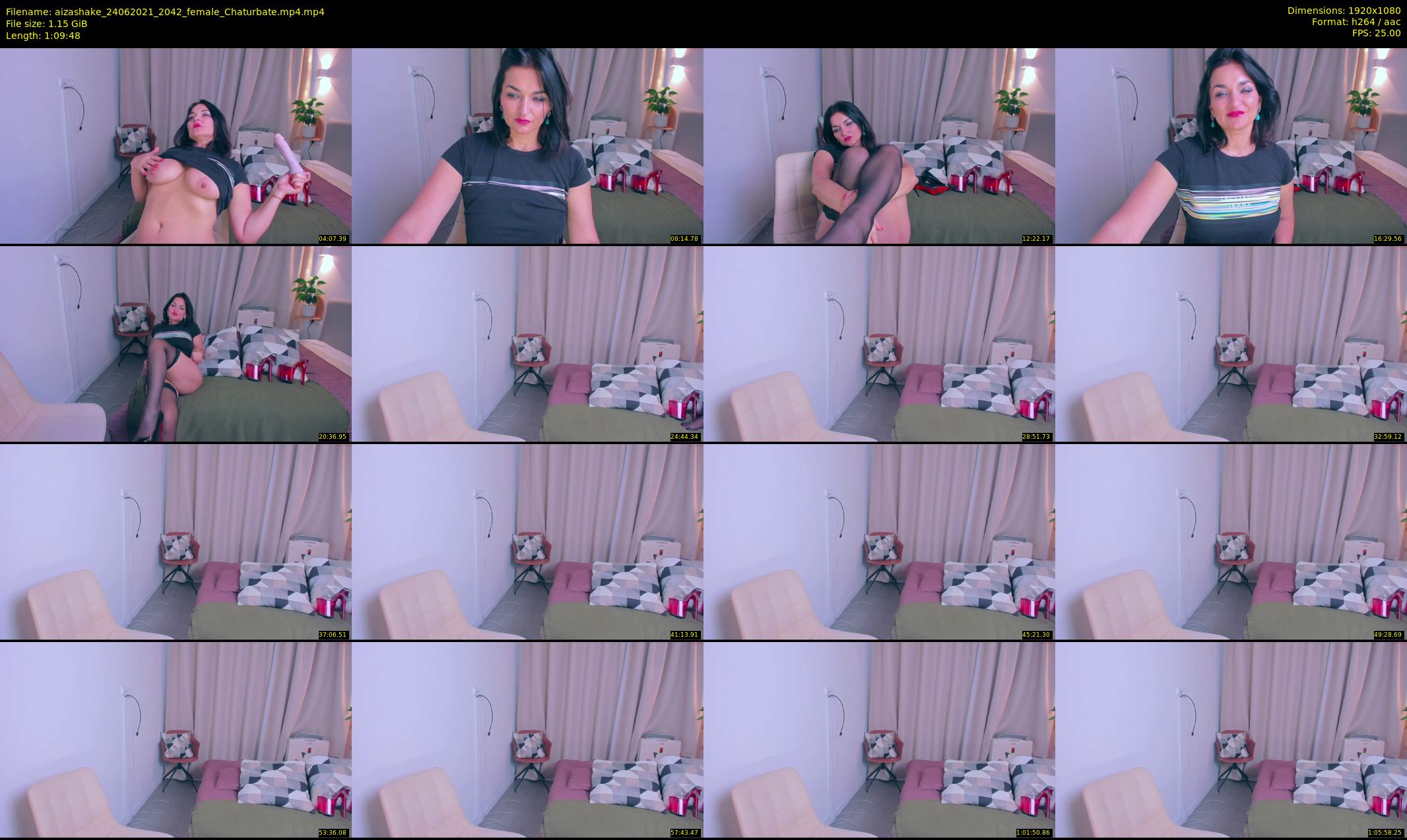 aizashake — 70 minute Chaturbate female cam show recording, 1080p, Jun 24, 2021