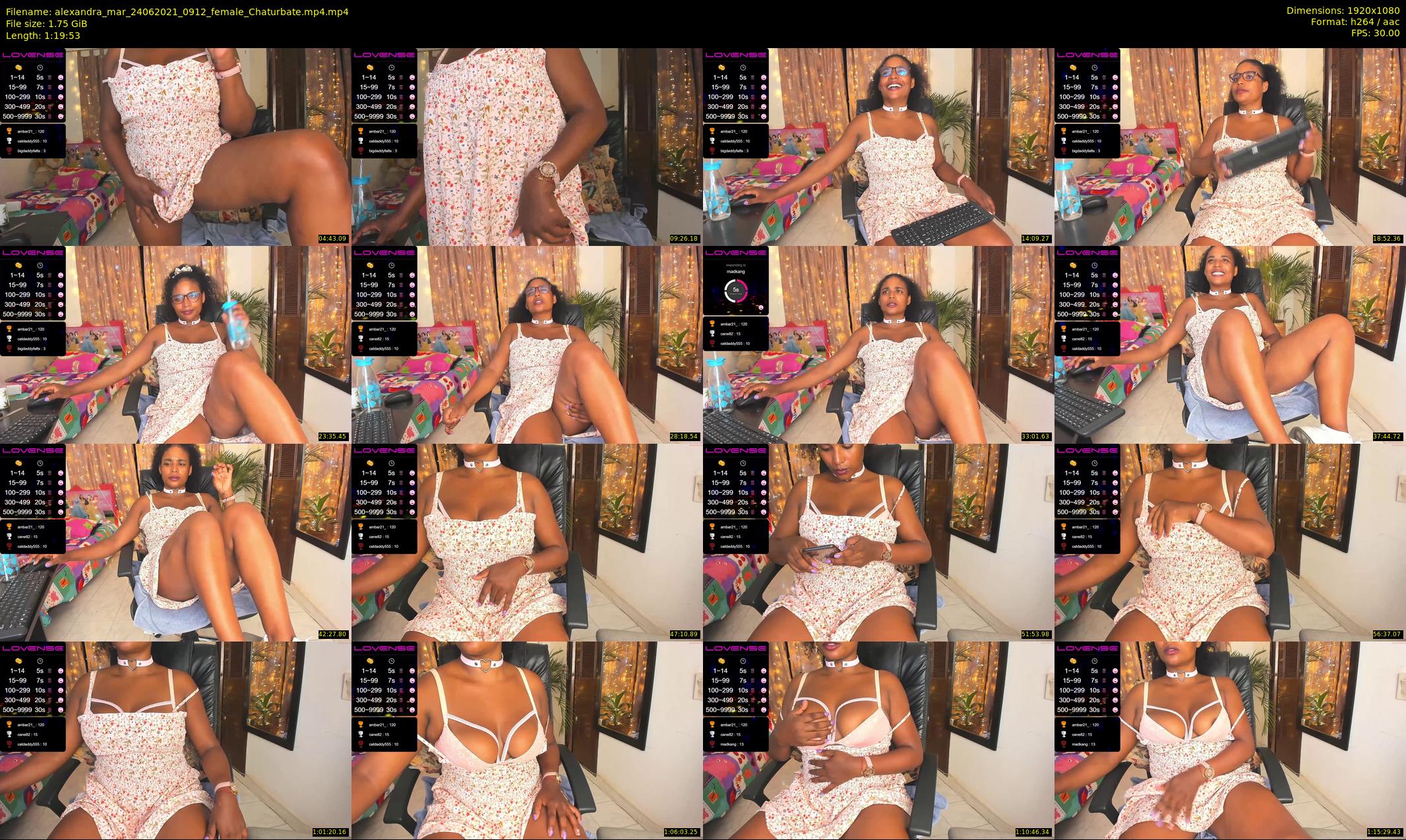 alexandra_mar — 80 minute Chaturbate female cam show recording, 1080p, Jun 24, 2021