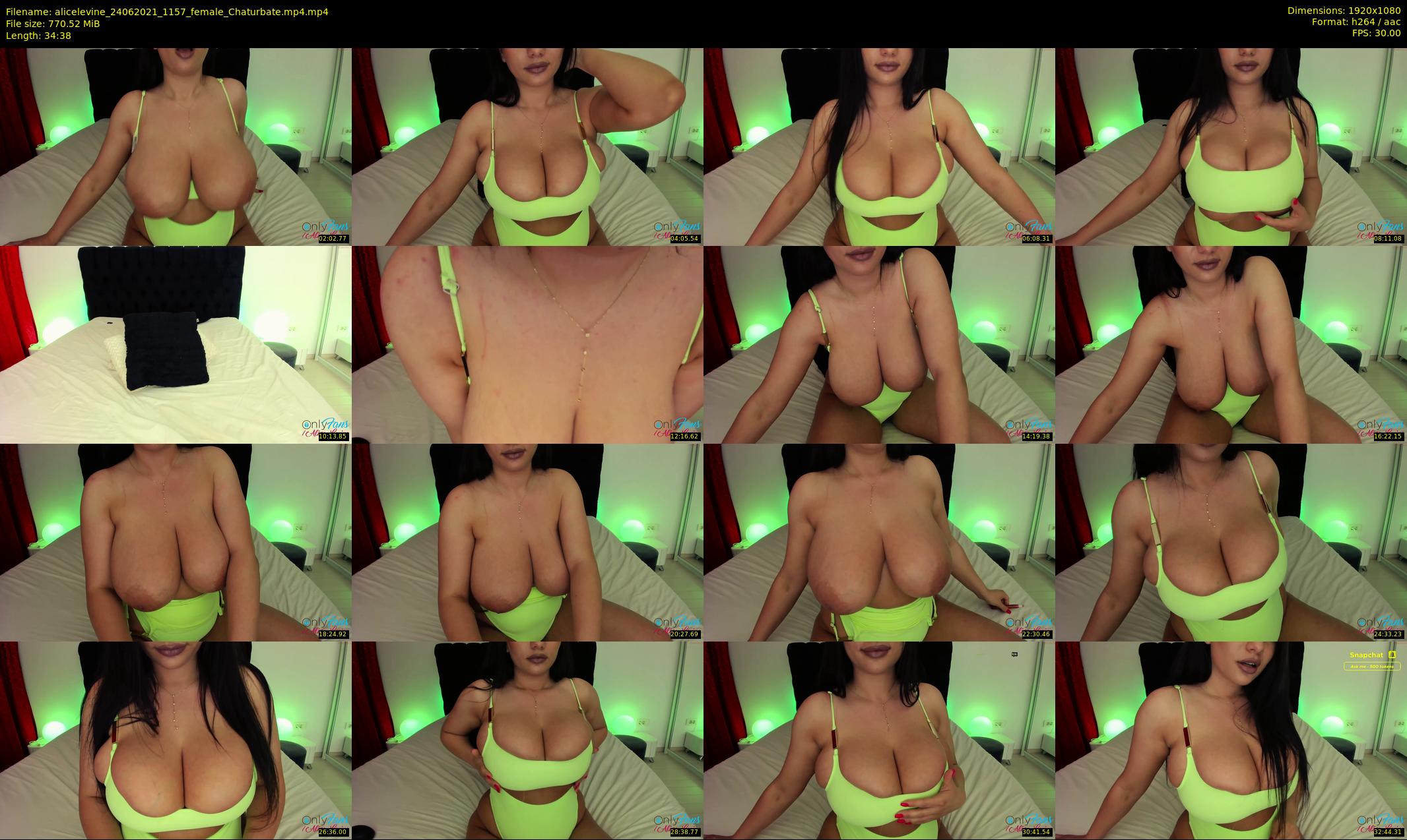 alicelevine — 35 minute Chaturbate female cam show recording, 1080p, Jun 24, 2021