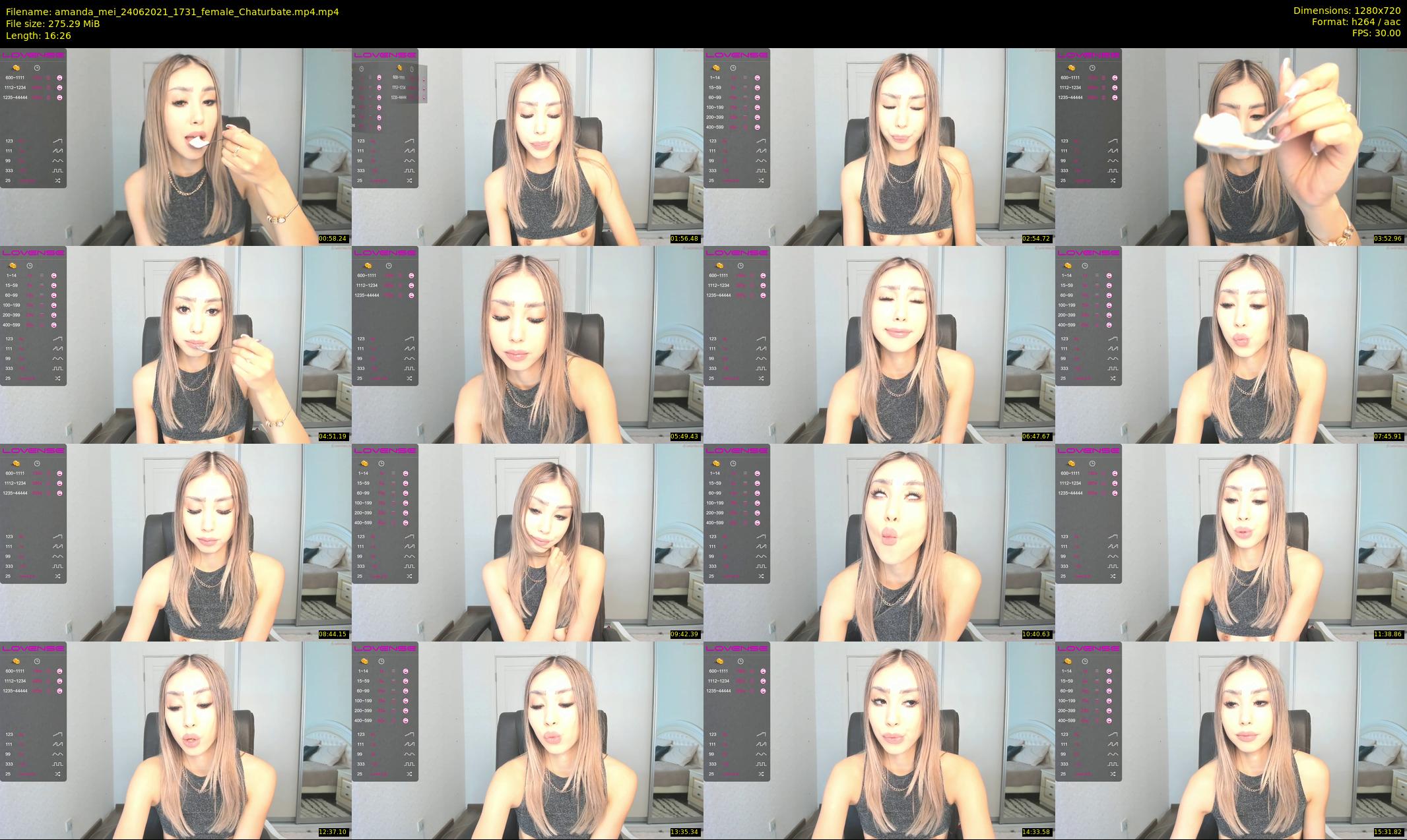 amanda_mei — 17 minute Chaturbate female cam show recording, 720p, Jun 24, 2021