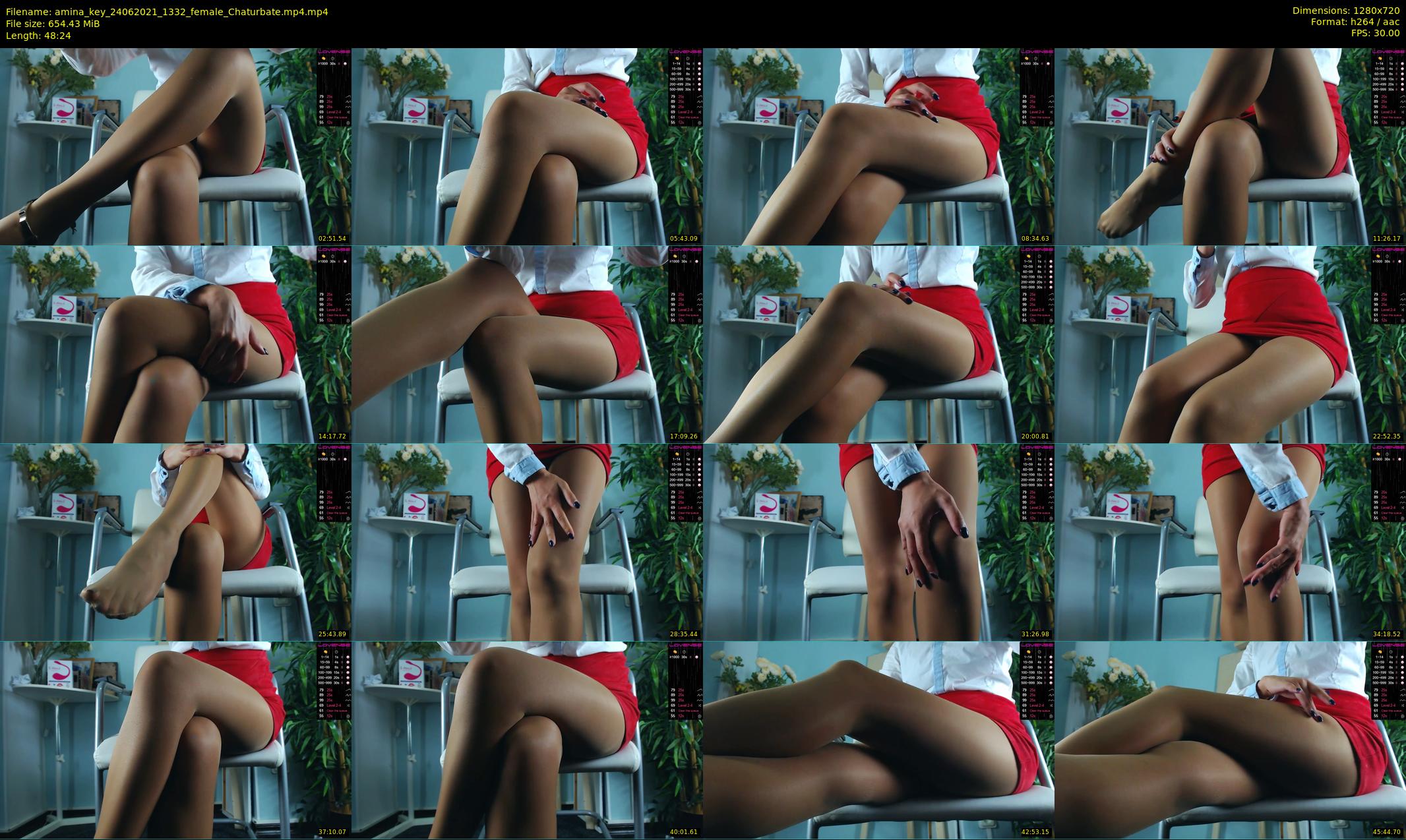 amina_key — 49 minute Chaturbate female cam show recording, 720p, Jun 24, 2021