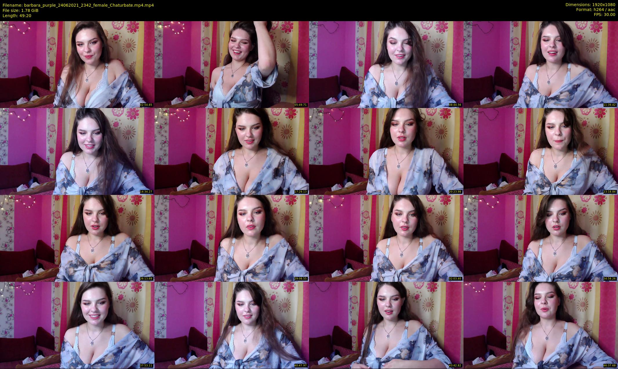 barbara_purple — 50 minute Chaturbate female cam show recording, 1080p, Jun 24, 2021