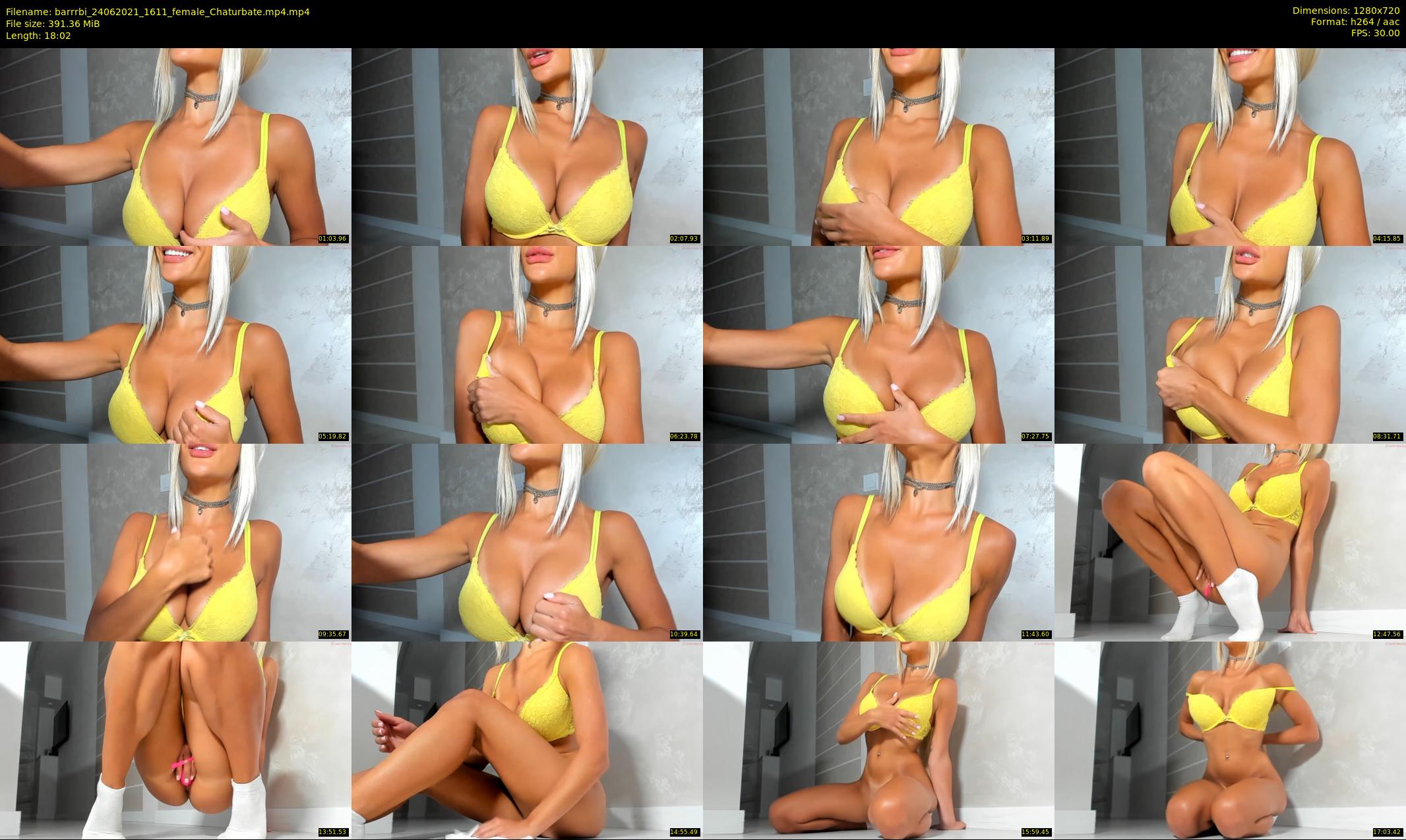 barrrbi — 19 minute Chaturbate female cam show recording, 720p, Jun 24, 2021