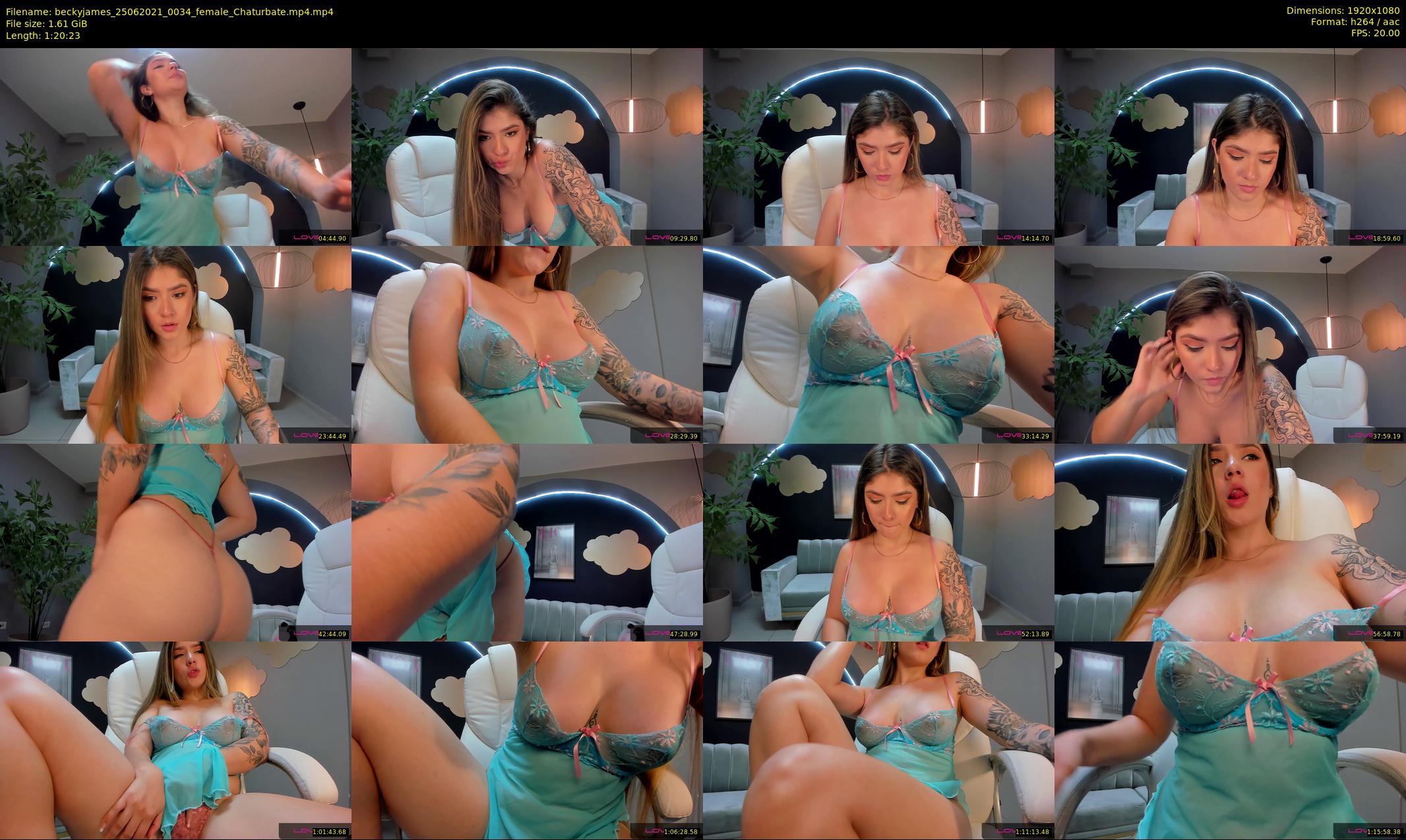 beckyjames — 81 minute Chaturbate female cam show recording, 1080p, Jun 25, 2021