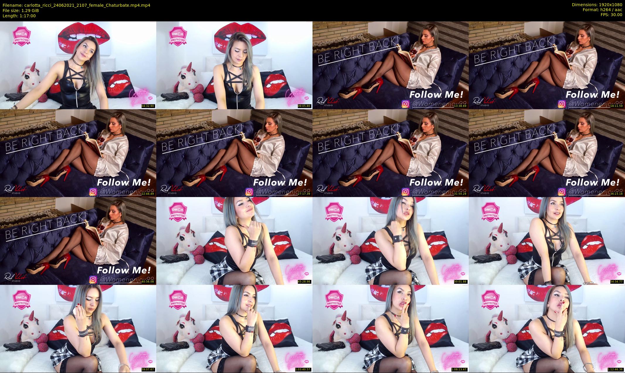 carlotta_ricci — 77 minute Chaturbate female cam show recording, 1080p, Jun 24, 2021