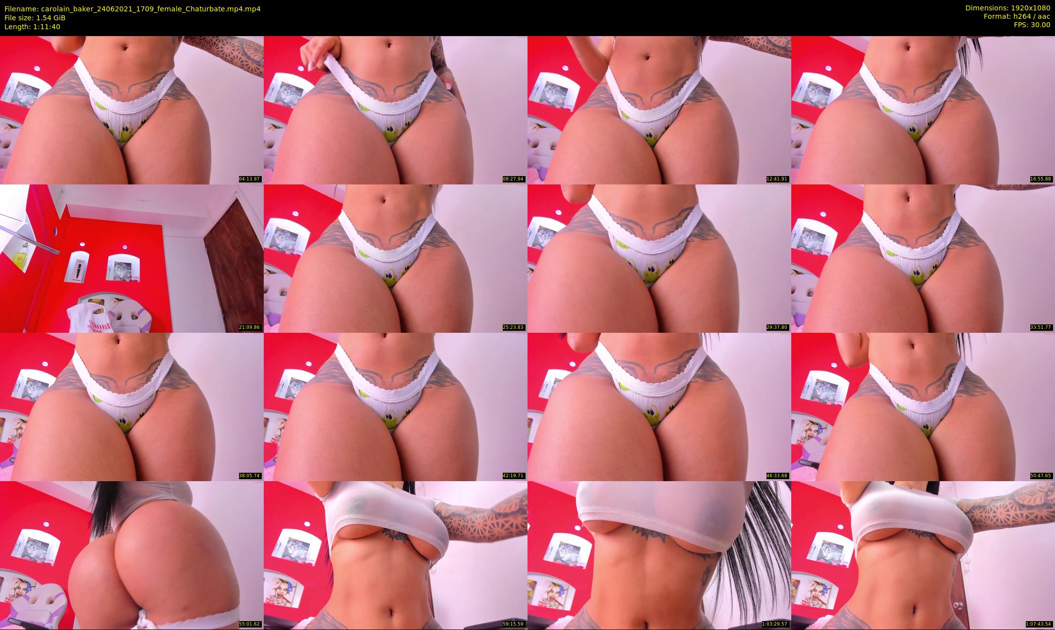 carolain_baker — 72 minute Chaturbate female cam show recording, 1080p, Jun 24, 2021