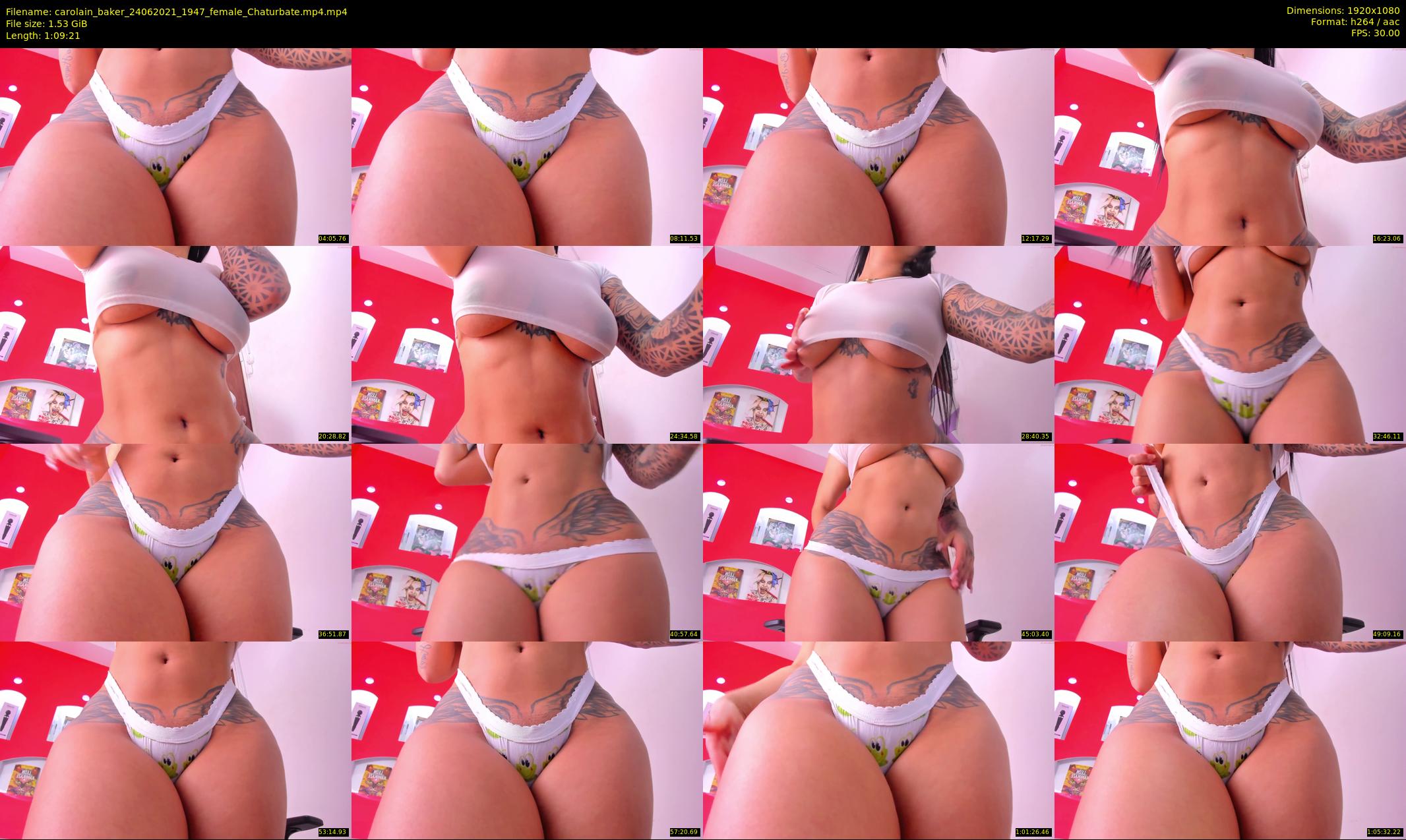 carolain_baker — 70 minute Chaturbate female cam show recording, 1080p, Jun 24, 2021