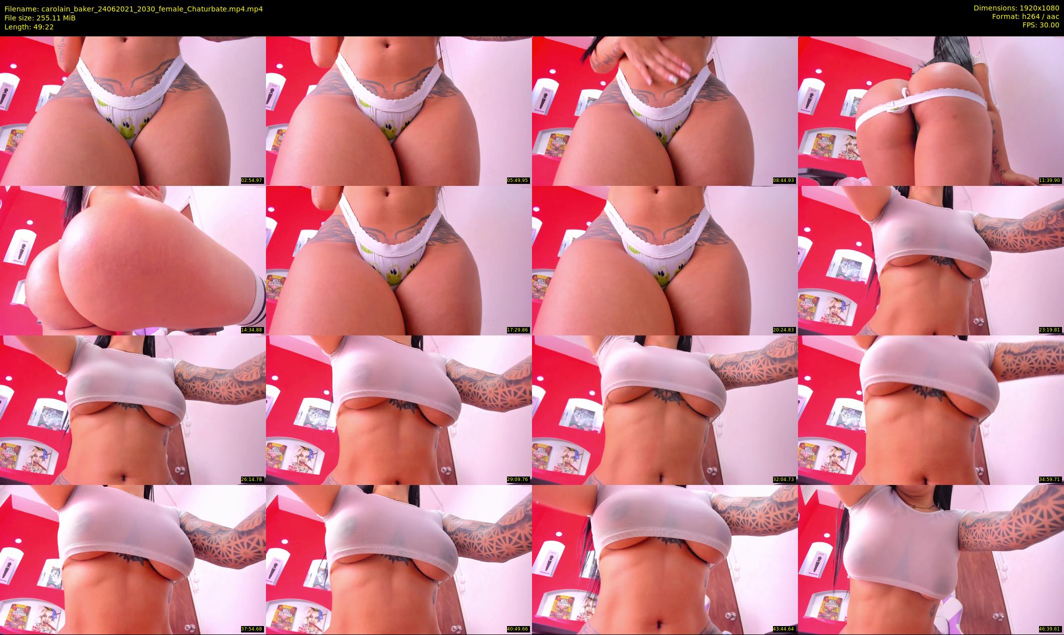 carolain_baker — 50 minute Chaturbate female cam show recording, 1080p, Jun 24, 2021