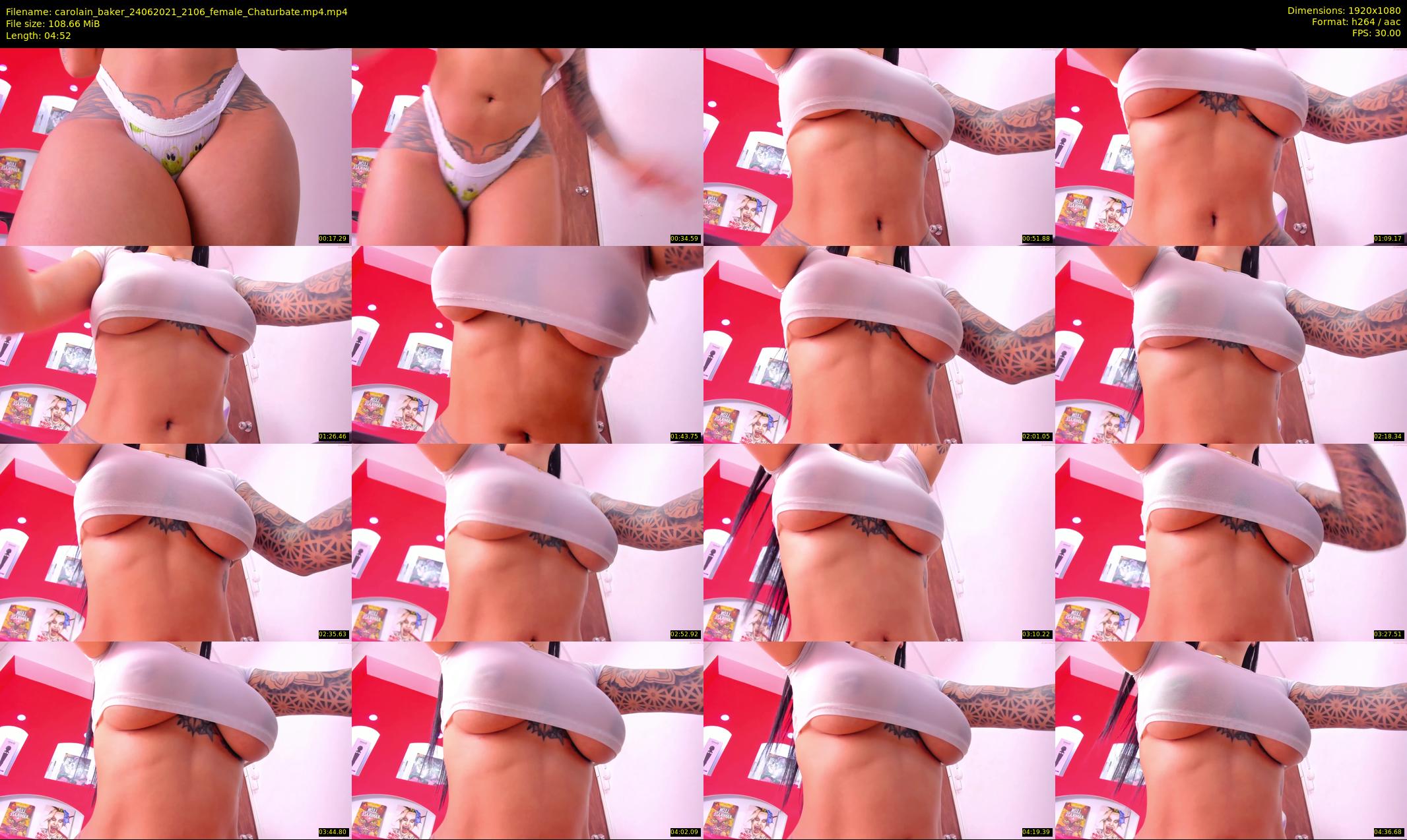 carolain_baker — 5 minute Chaturbate female cam show recording, 1080p, Jun 24, 2021