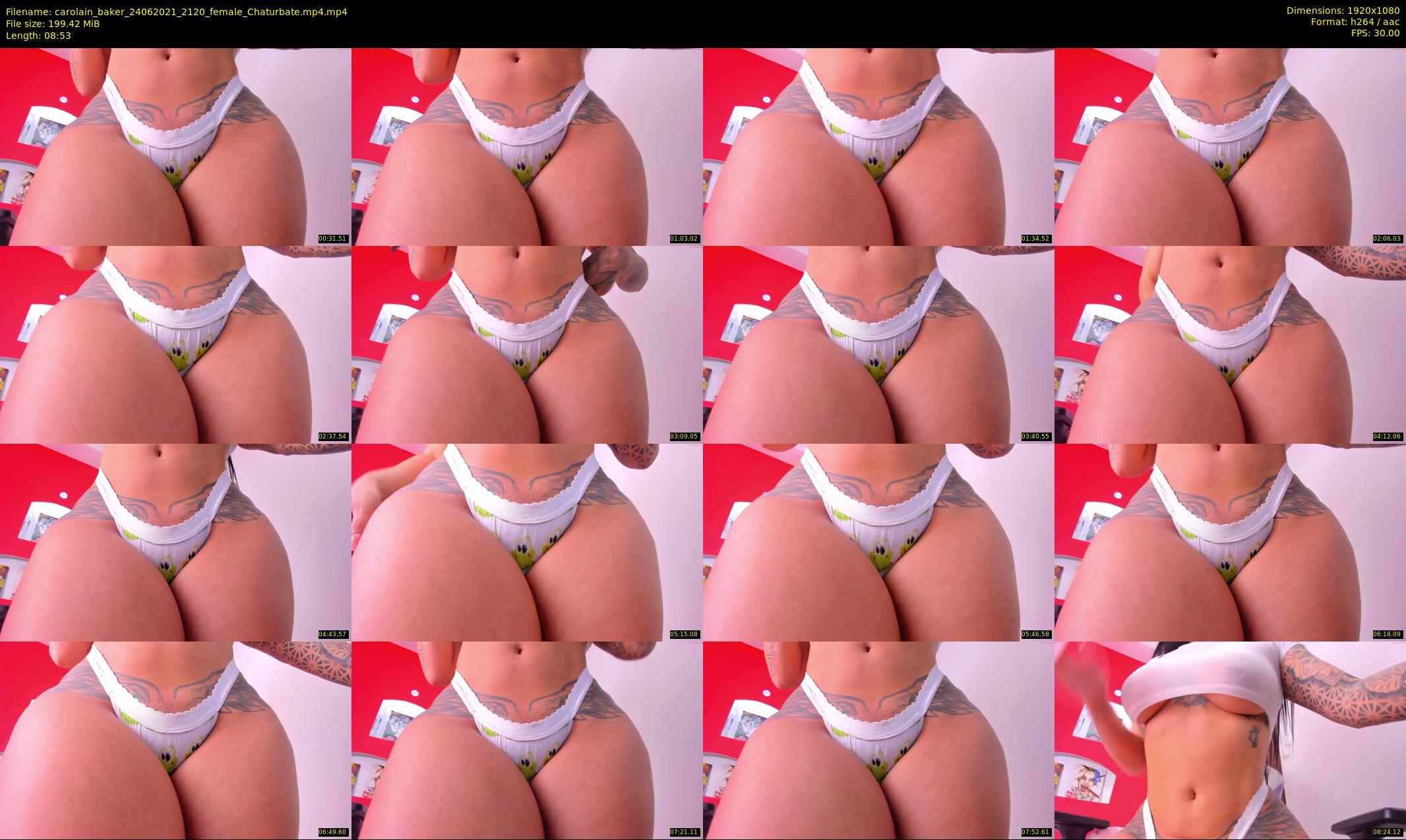 carolain_baker — 9 minute Chaturbate female cam show recording, 1080p, Jun 24, 2021