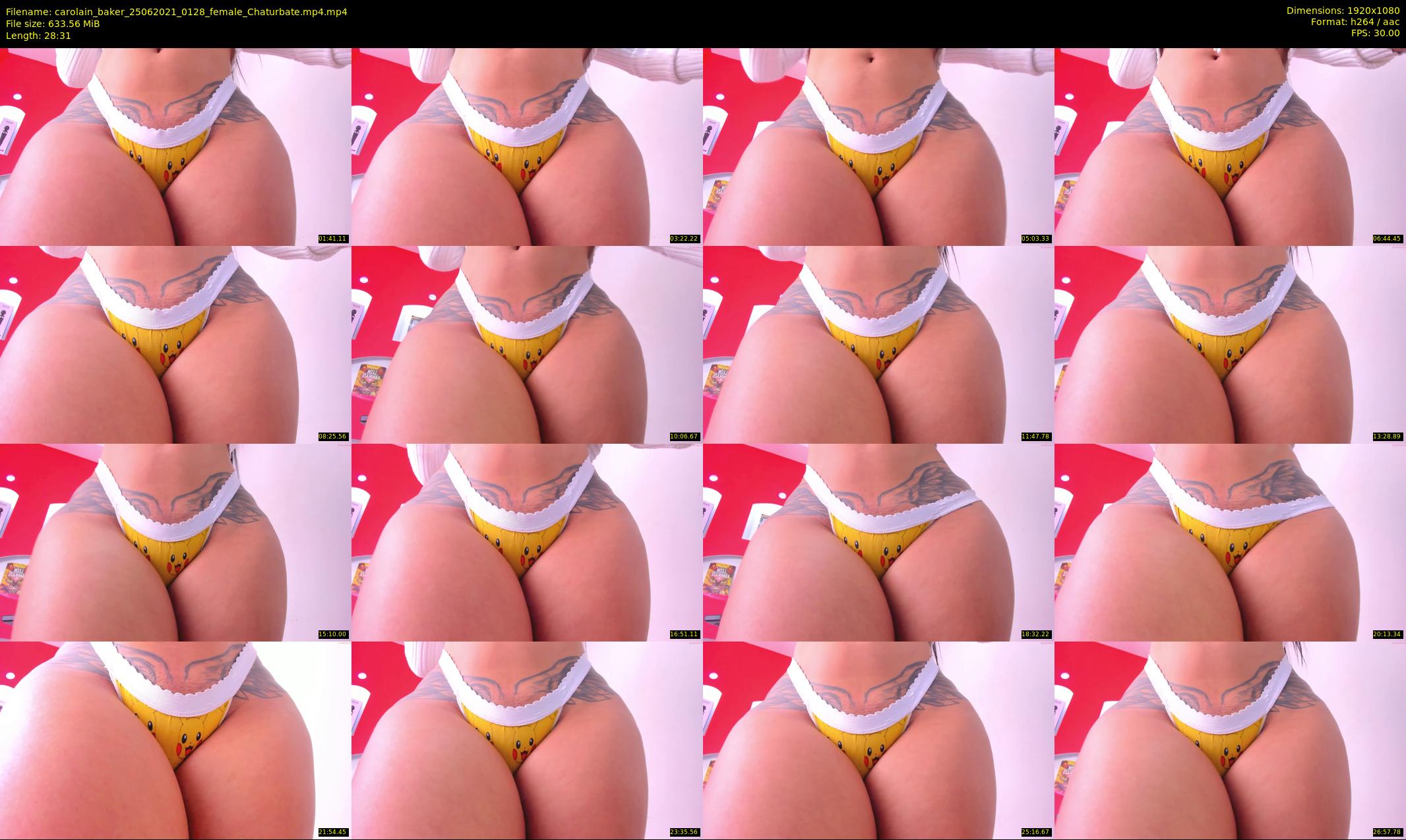 carolain_baker — 29 minute Chaturbate female cam show recording, 1080p, Jun 25, 2021