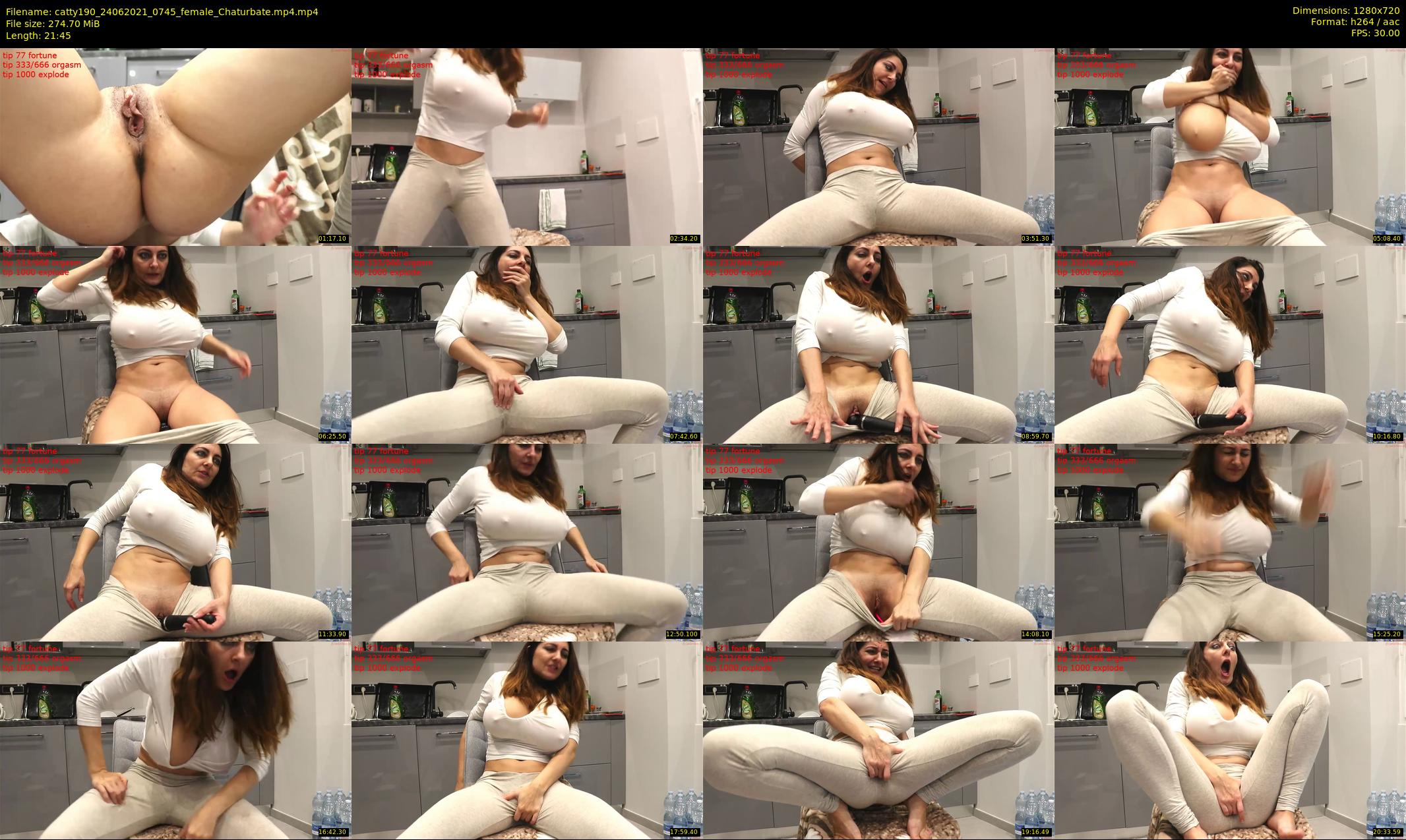 catty190 — 22 minute Chaturbate female cam show recording, 720p, Jun 24, 2021