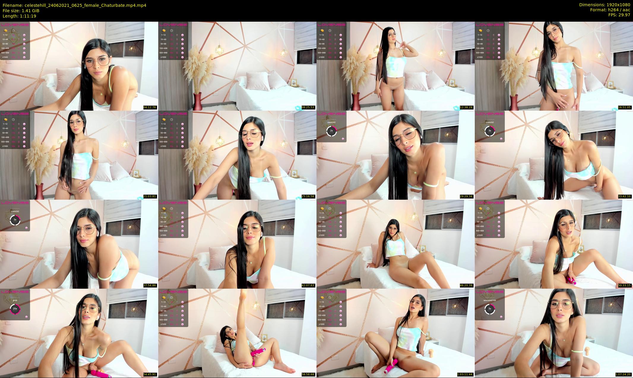 celestehill — 72 minute Chaturbate female cam show recording, 1080p, Jun 24, 2021