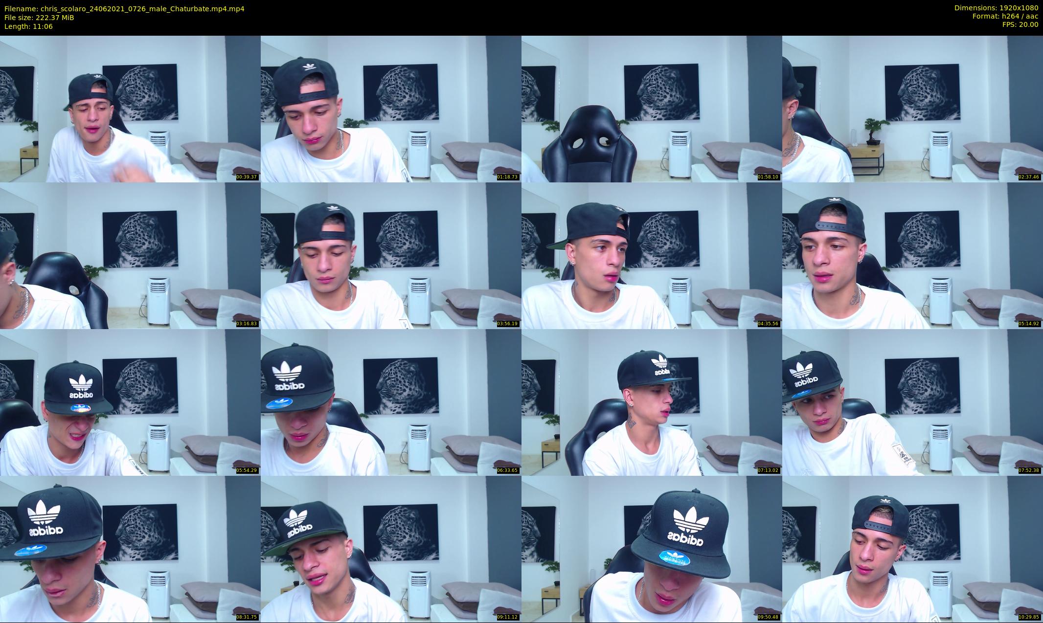 chris_scolaro — 12 minute Chaturbate male cam show recording, 1080p, Jun 24, 2021