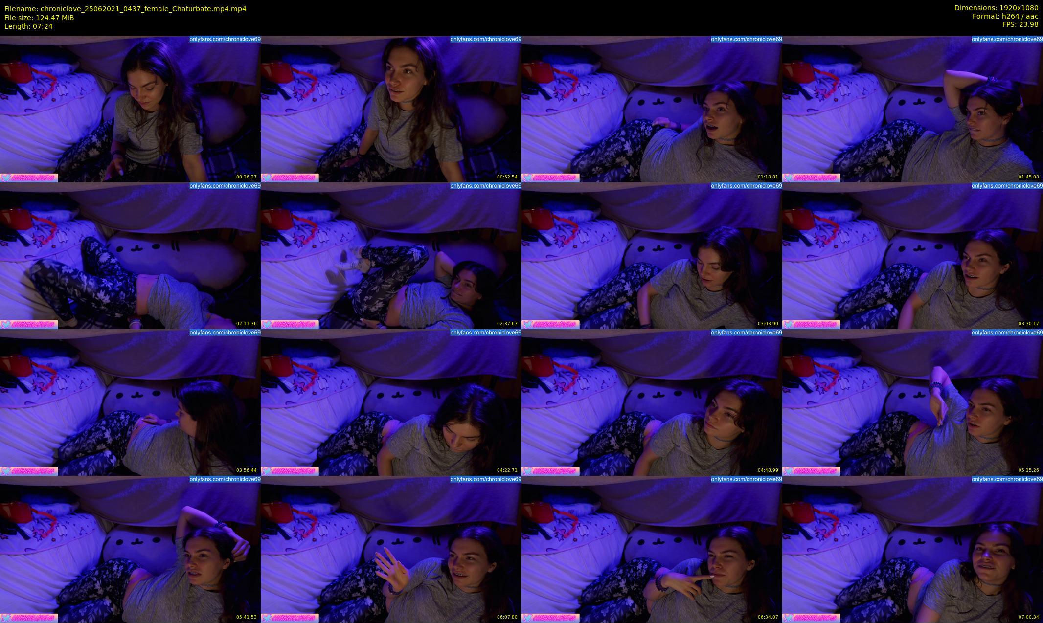 chroniclove — 8 minute Chaturbate female cam show recording, 1080p, Jun 25, 2021