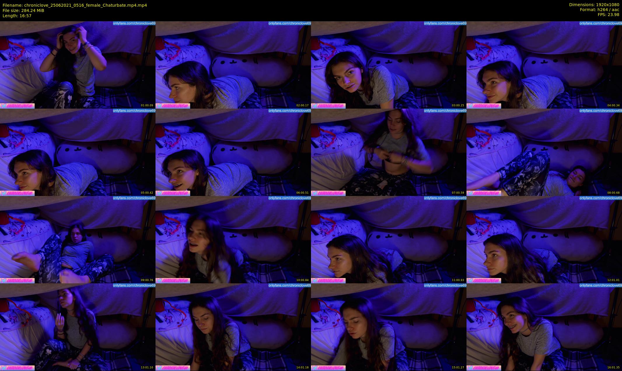 chroniclove — 17 minute Chaturbate female cam show recording, 1080p, Jun 25, 2021