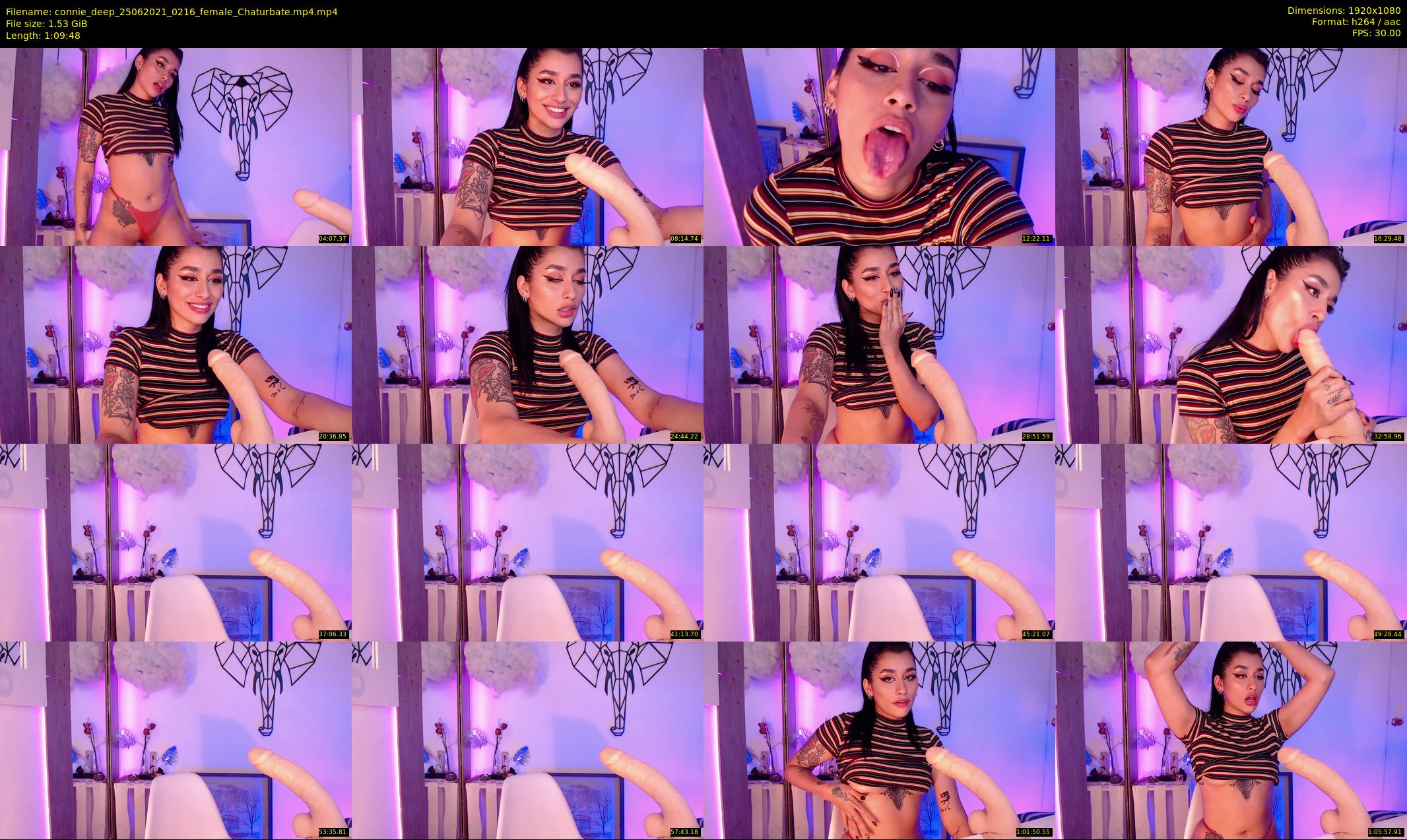 connie_deep — 70 minute Chaturbate female cam show recording, 1080p, Jun 25, 2021