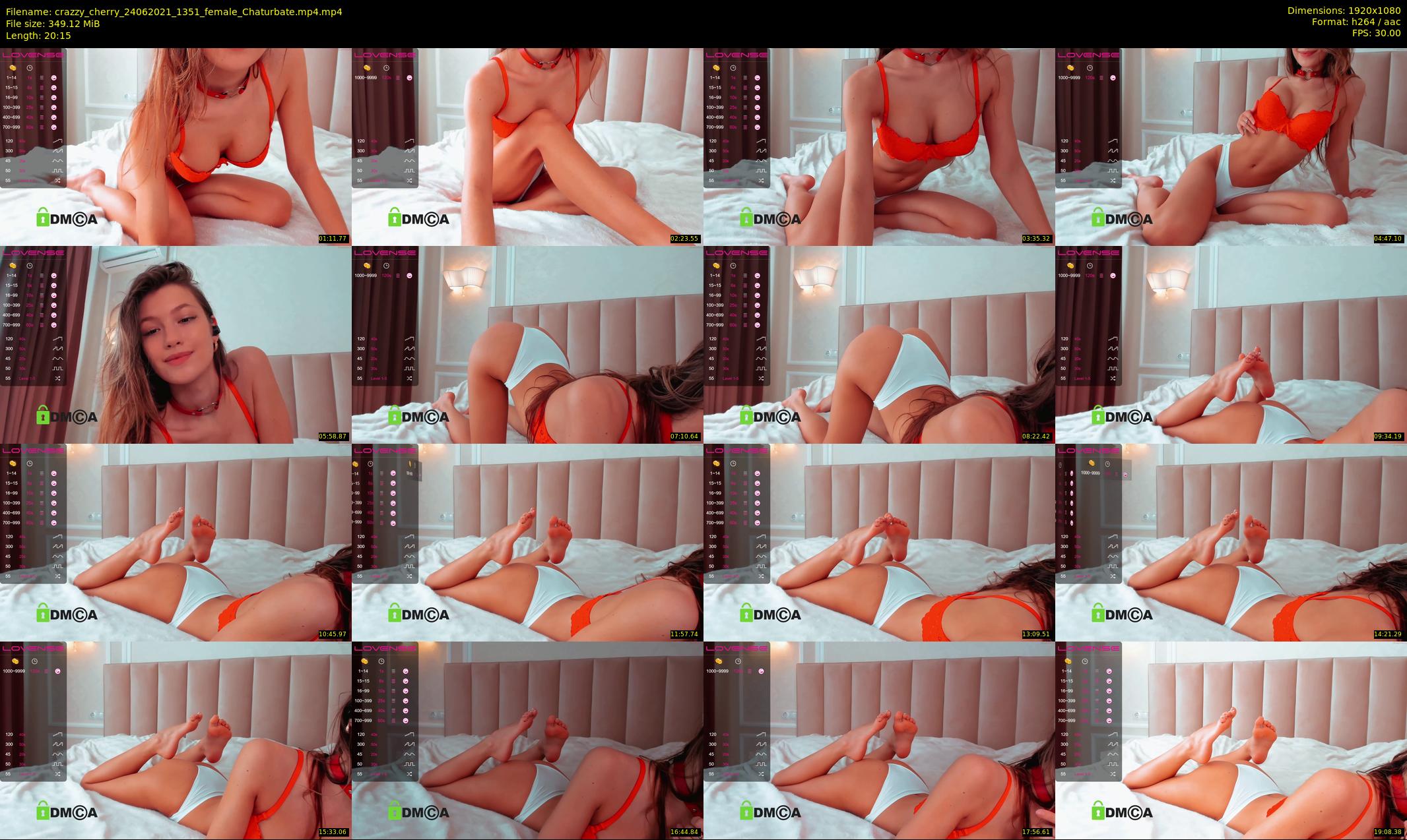 crazzy_cherry — 21 minute Chaturbate female cam show recording, 1080p, Jun 24, 2021
