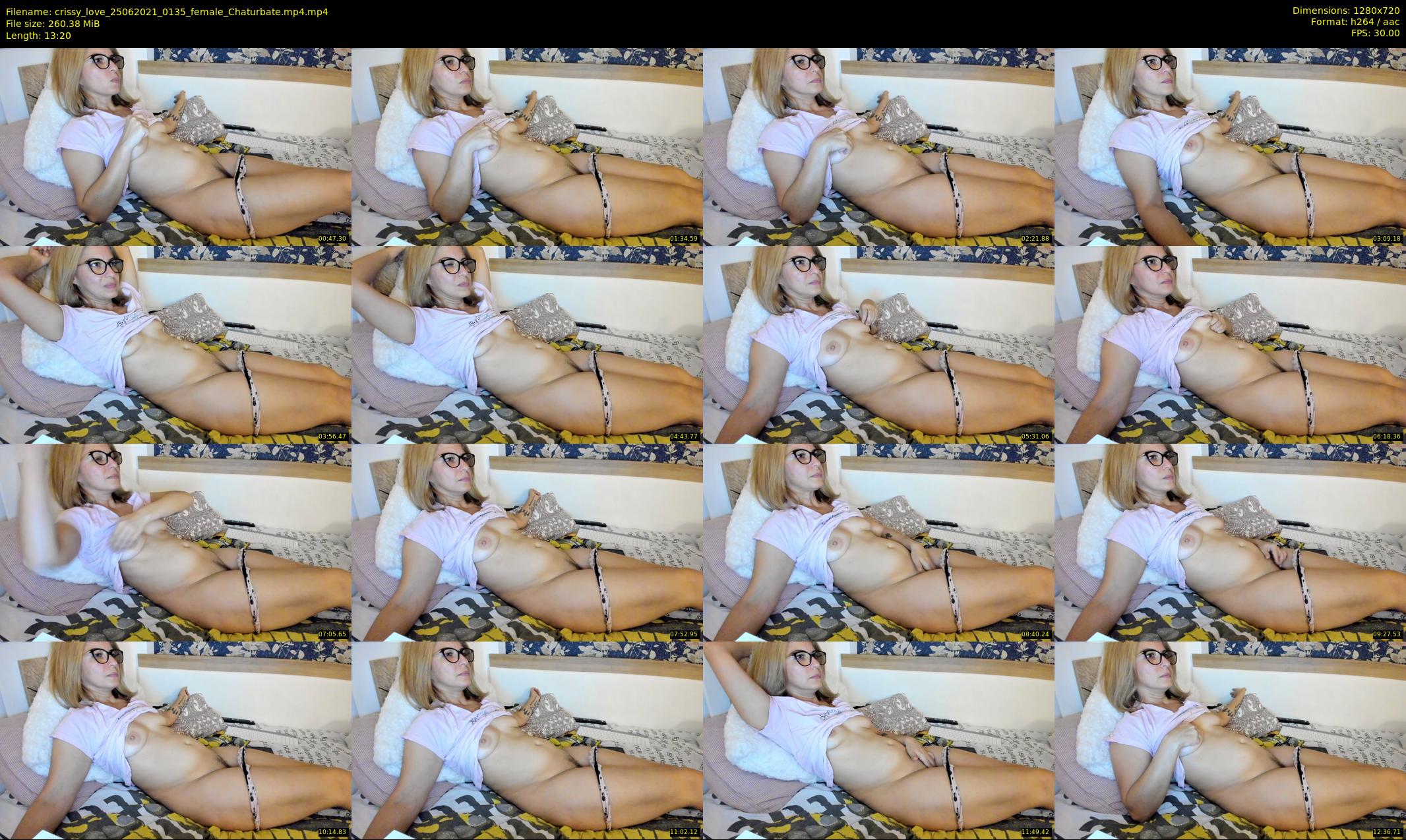 crissy_love — 14 minute Chaturbate female cam show recording, 720p, Jun 25, 2021