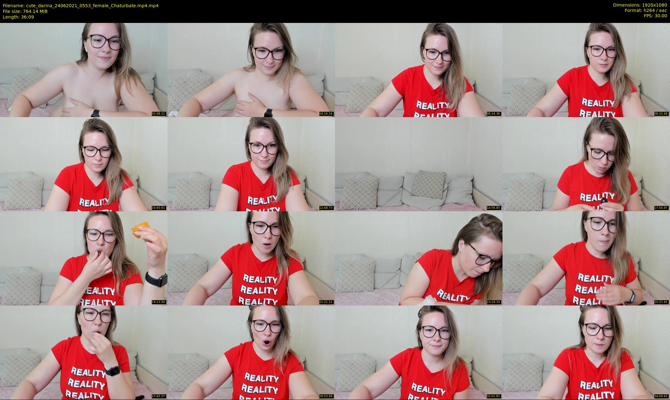 cute_darina — 37 minute Chaturbate female cam show recording, 1080p, Jun 24, 2021