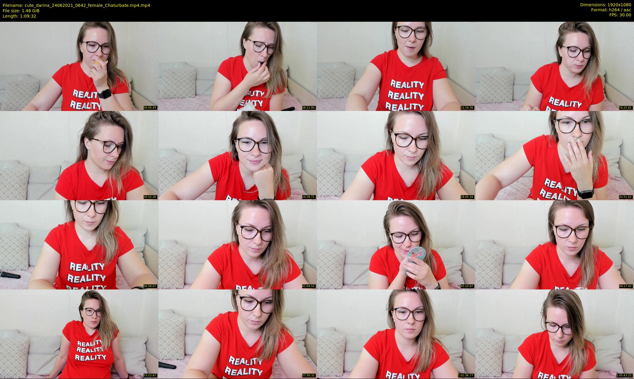 cute_darina — 70 minute Chaturbate female cam show recording, 1080p, Jun 24, 2021