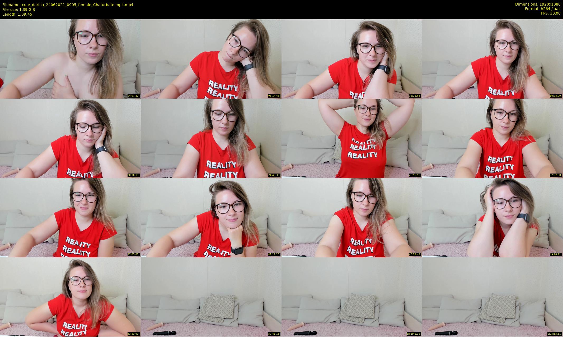 cute_darina — 70 minute Chaturbate female cam show recording, 1080p, Jun 24, 2021