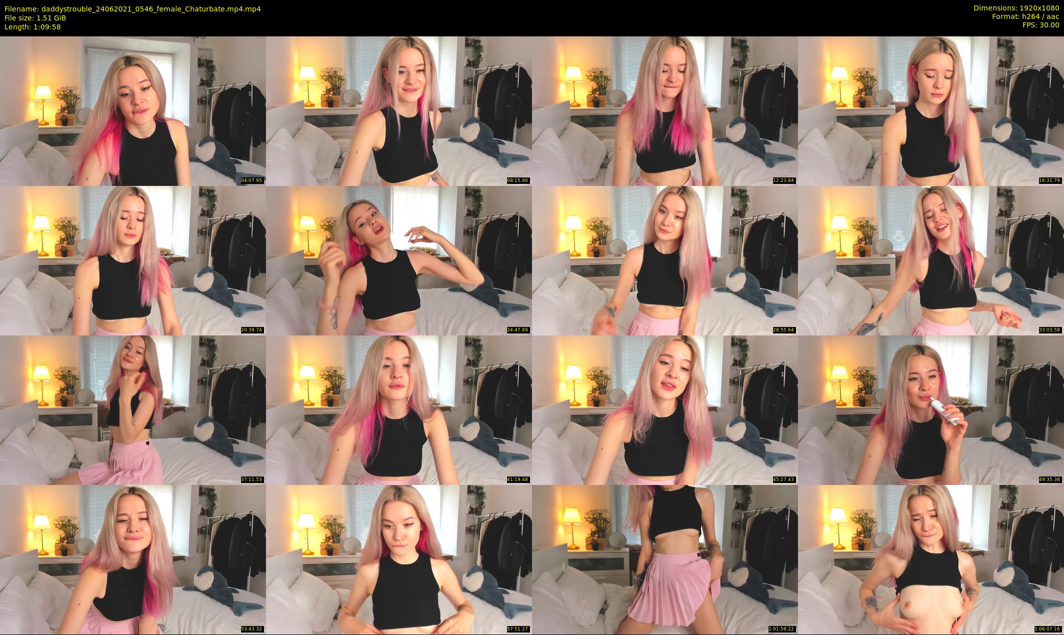 daddystrouble — 70 minute Chaturbate female cam show recording, 1080p, Jun 24, 2021