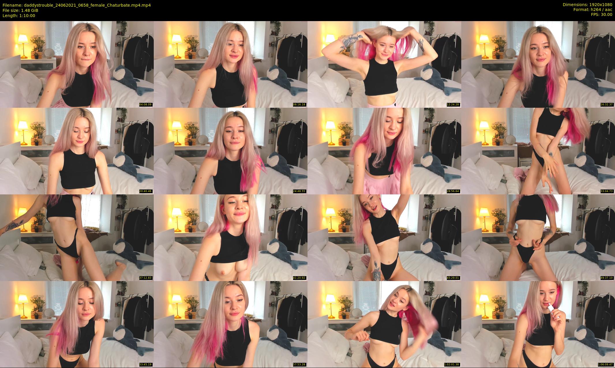 daddystrouble — 70 minute Chaturbate female cam show recording, 1080p, Jun 24, 2021