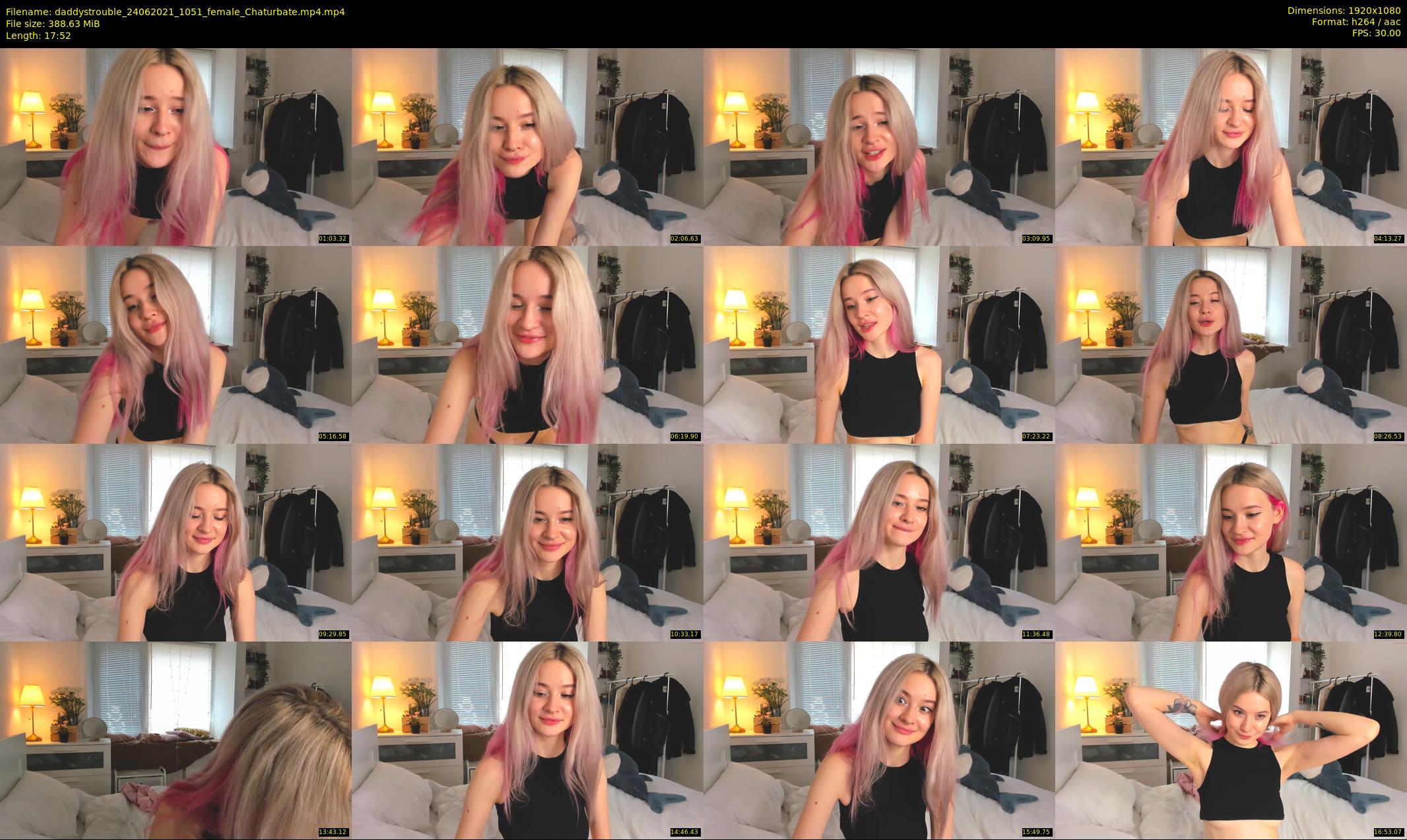 daddystrouble — 18 minute Chaturbate female cam show recording, 1080p, Jun 24, 2021