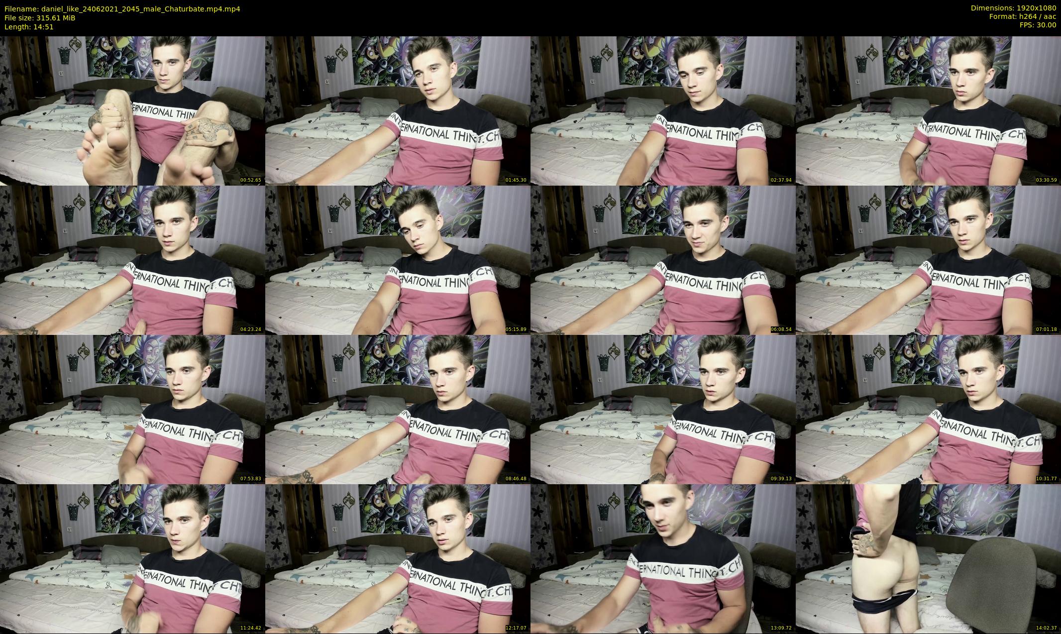 daniel_like — 15 minute Chaturbate male cam show recording, 1080p, Jun 24, 2021