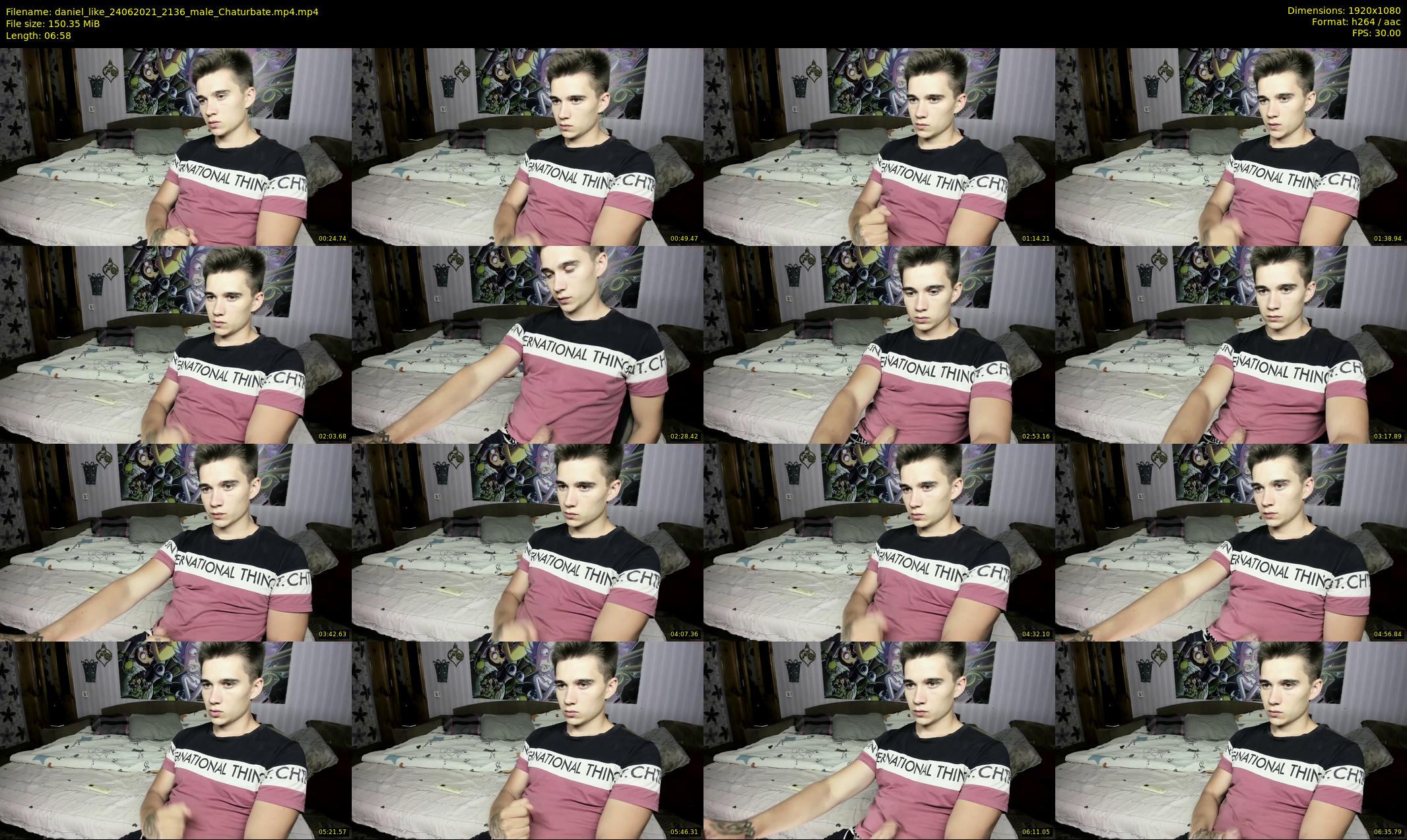 daniel_like — 7 minute Chaturbate male cam show recording, 1080p, Jun 24, 2021