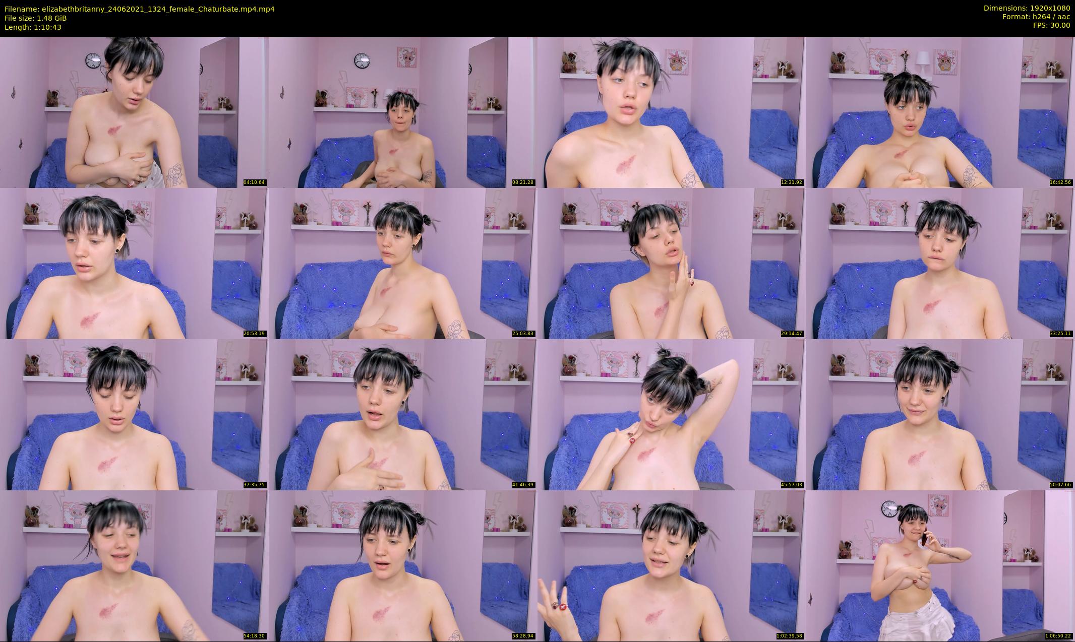 elizabethbritanny — 71 minute Chaturbate female cam show recording, 1080p, Jun 24, 2021