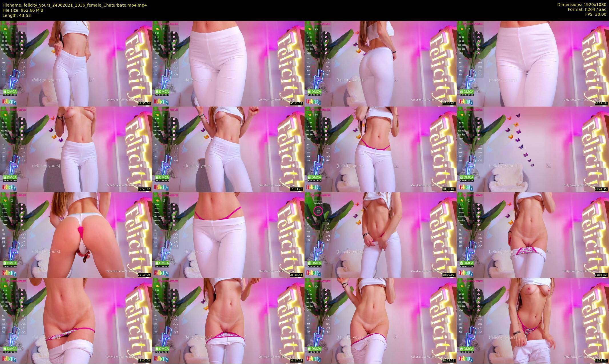 felicity_yours — 44 minute Chaturbate female cam show recording, 1080p, Jun 24, 2021