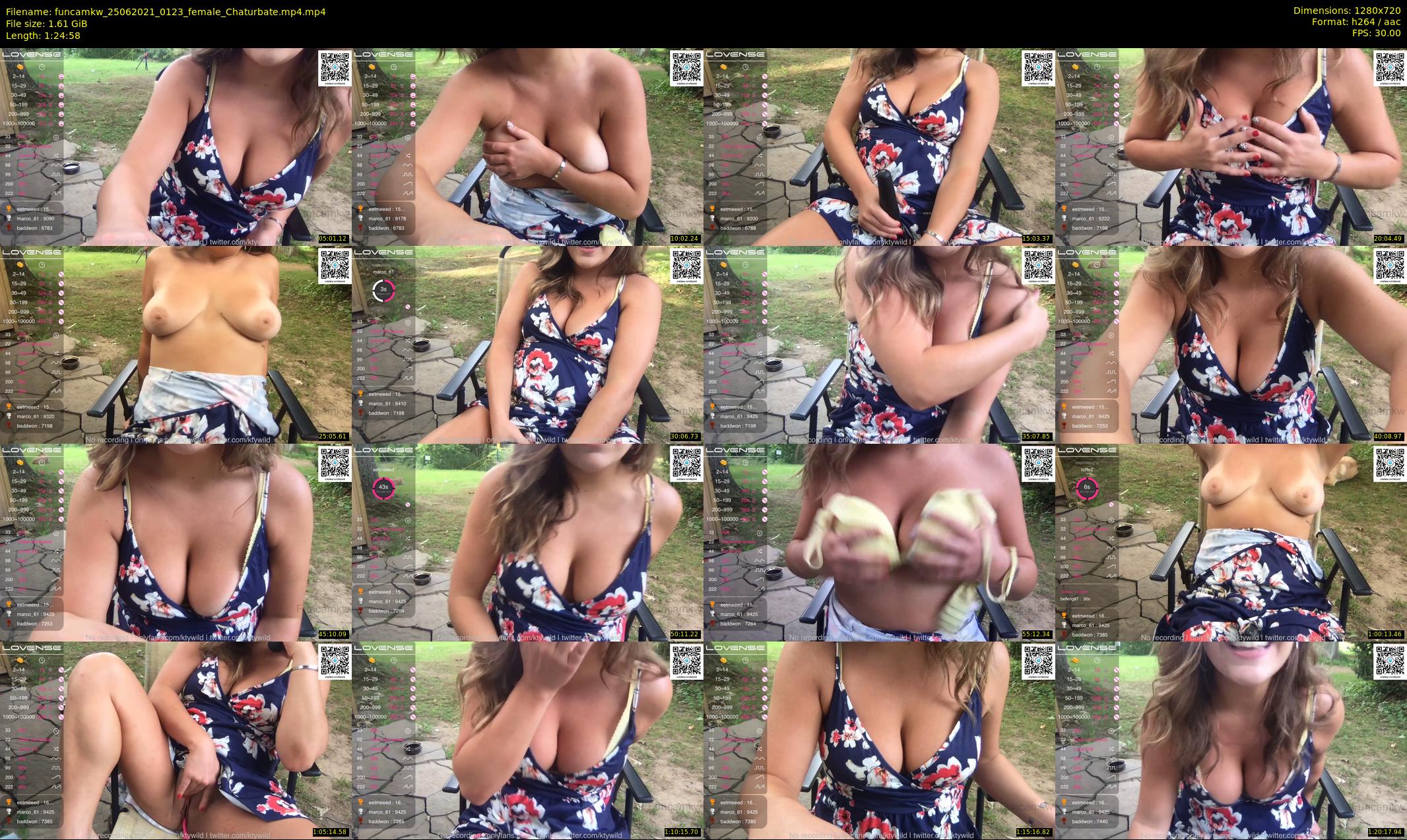 funcamkw — 85 minute Chaturbate female cam show recording, 720p, Jun 25, 2021