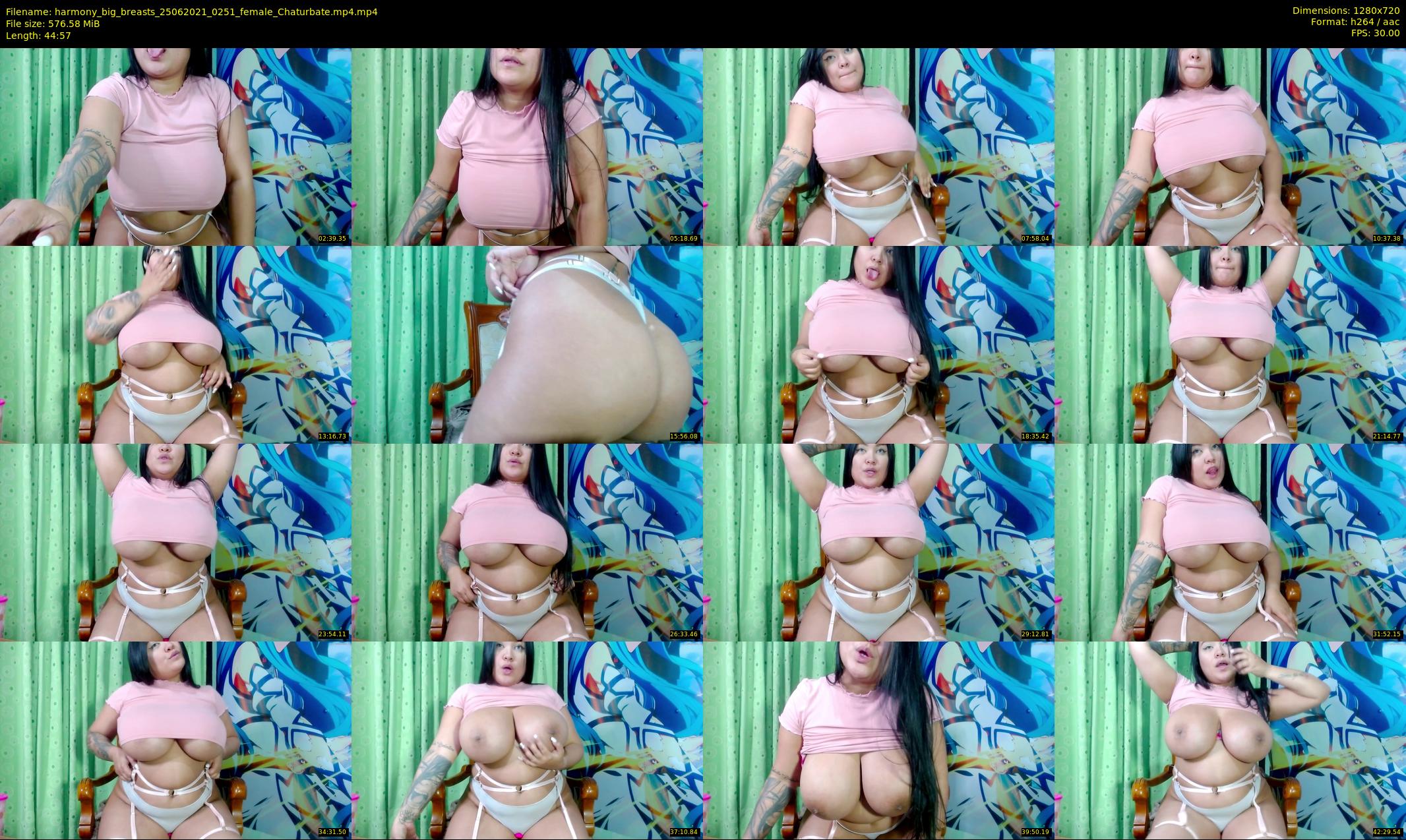 harmony_big_breasts — 45 minute Chaturbate female cam show recording, 720p, Jun 25, 2021
