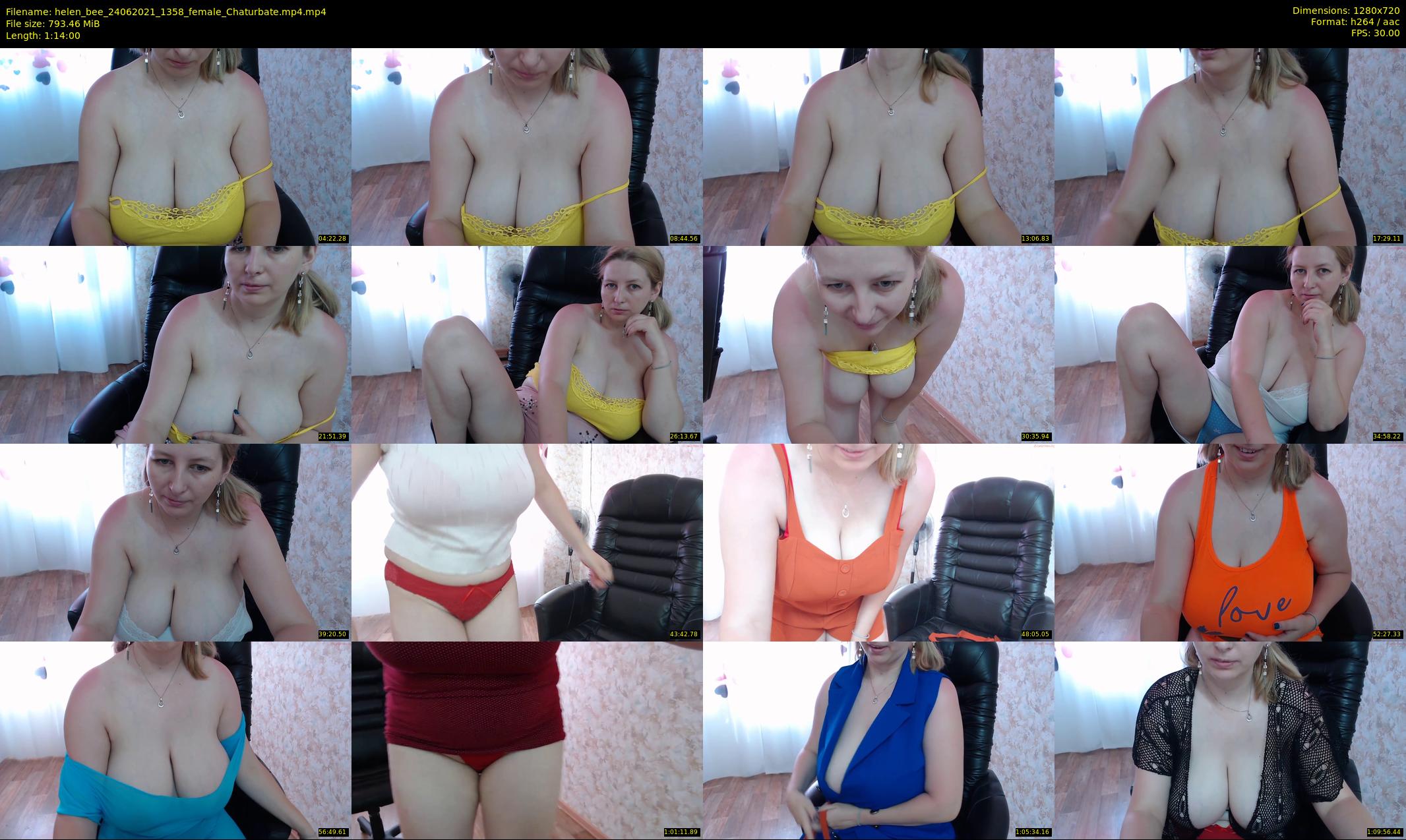 helen_bee — 74 minute Chaturbate female cam show recording, 720p, Jun 24, 2021