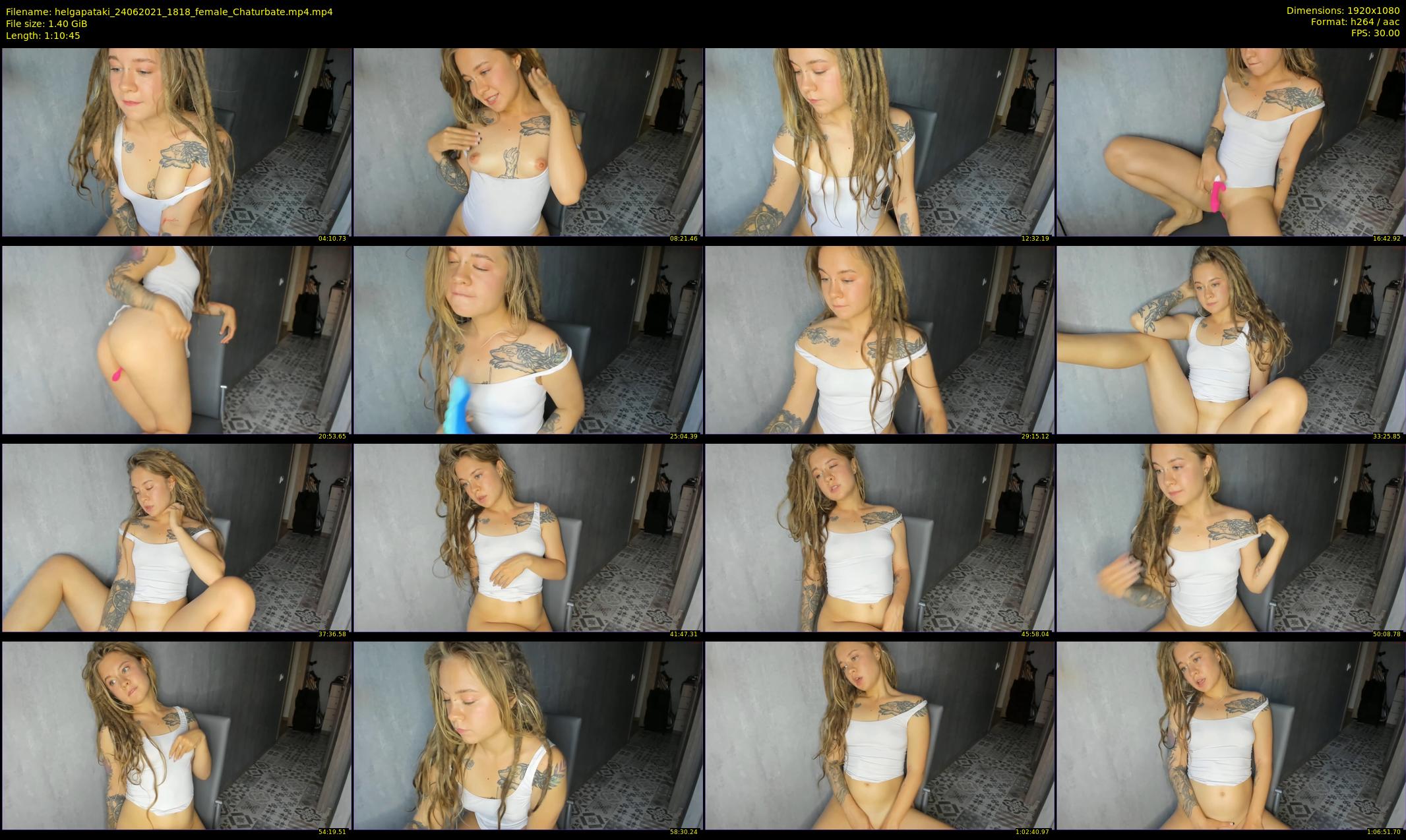 helgapataki — 71 minute Chaturbate female cam show recording, 1080p, Jun 24, 2021