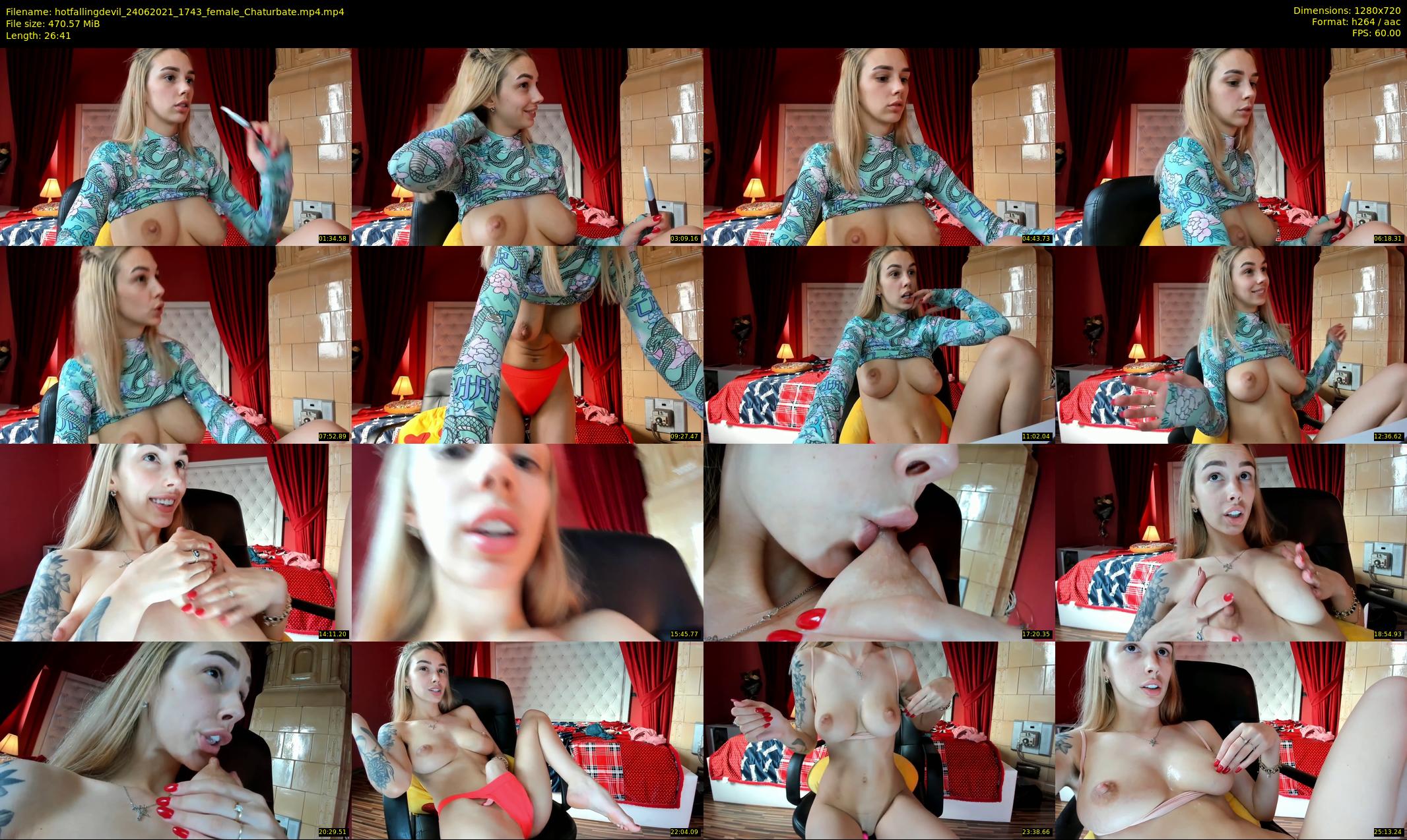hotfallingdevil — 27 minute Chaturbate female cam show recording, 720p, Jun 24, 2021